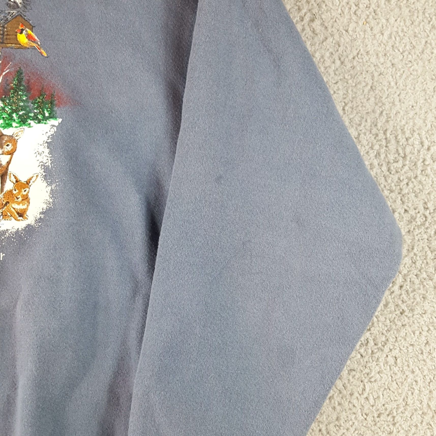 Lee VINTAGE Lee Sweatshirt Pullover Crewneck Size L Blue 90s Winter Snowman Christmas Animals Graphic Print Men Size US L / EU 52-54 / 3 - 4 Thumbnail