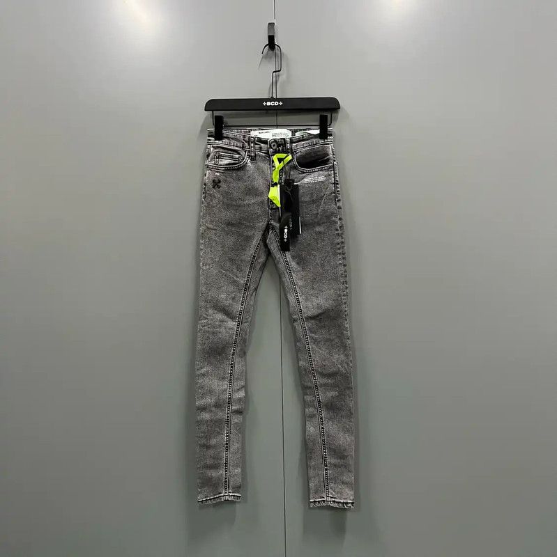 Off-White Off-White Summer Gray Cotton Casual Pants 0089 Size 28" / US 6 / IT 42 - 1 Thumbnail