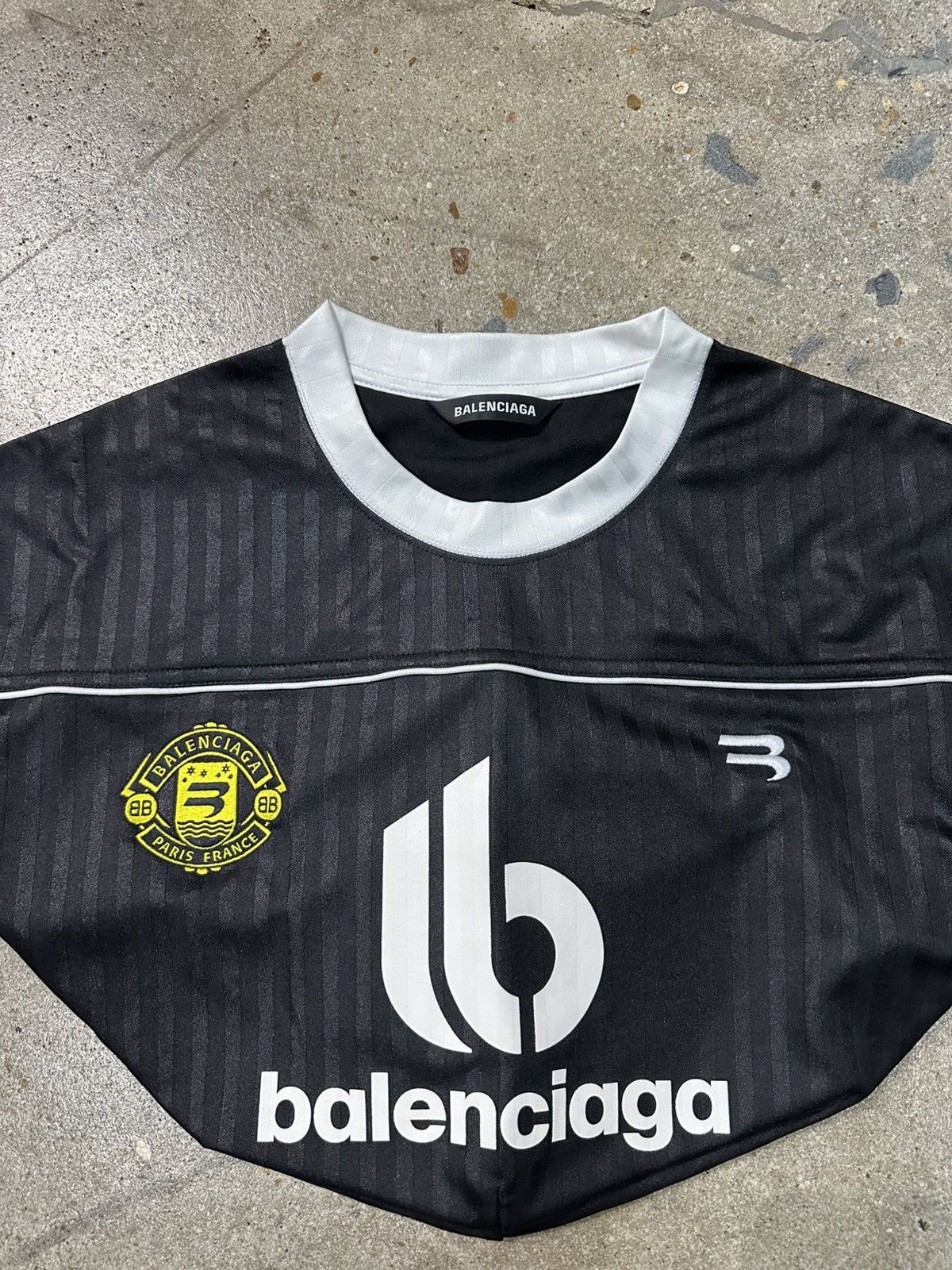 【BALENCIAGA】SS22 Soccer Hood Scarf Hats Balenciaga SS22 Soccer Hood Scarf Hat Black Sz.XS