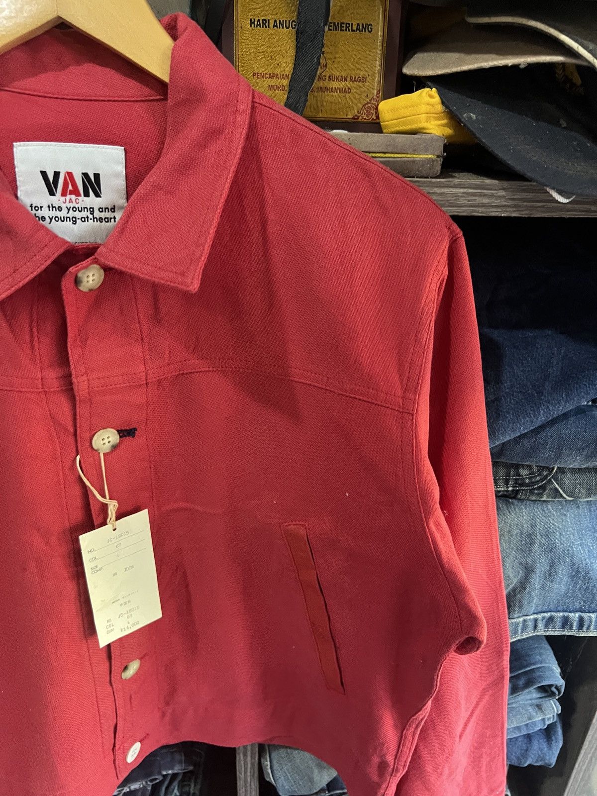 Van 🔥New Old Stock Van Button Cropped Jacket Size US M / EU 48-50 / 2 - 7 Thumbnail