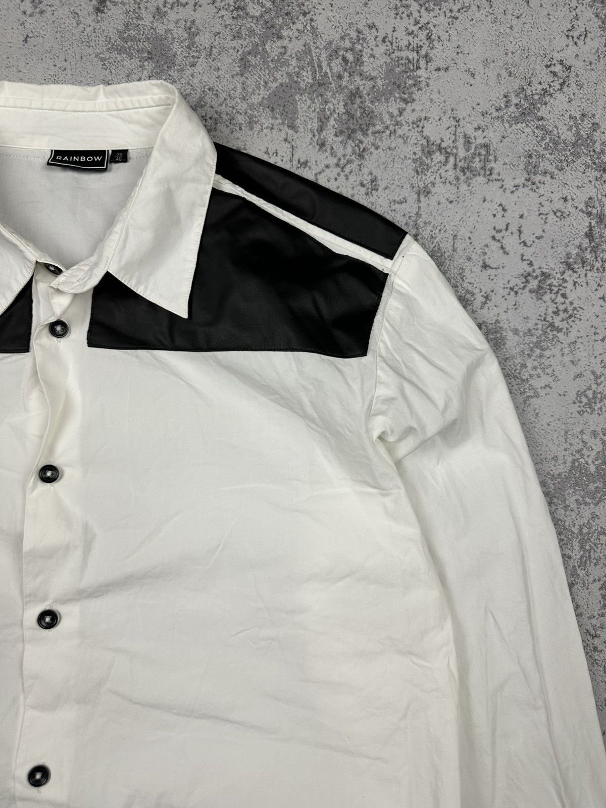 Rainbow Rainbow Contrast Panel Western Shirt Retro Cowboy Vibes Size US M / EU 48-50 / 2 - 4 Thumbnail