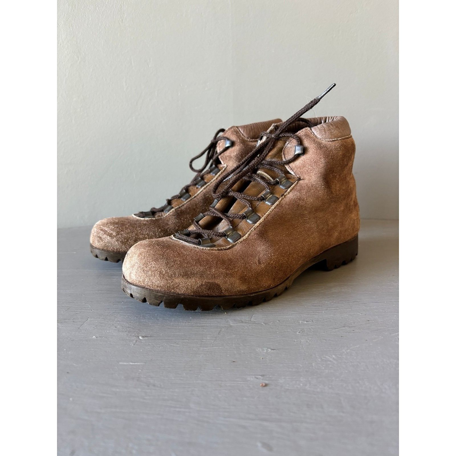 Dunham Vintage 70s Dunham Tyrolean Brown Suede Shoes Hiking Boots M Size US 7.5 / EU 40-41 - 7 Thumbnail