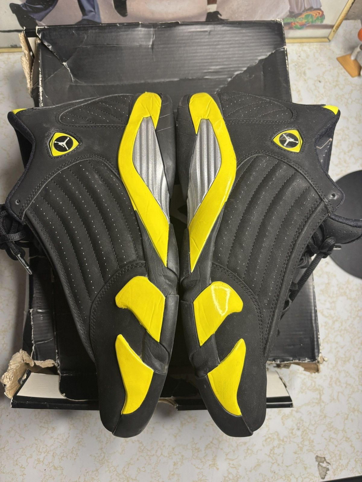 Jordan Brand Jordan Retro 14 ‘Thunder’ Size US 11.5 / EU 44-45 - 4 Thumbnail