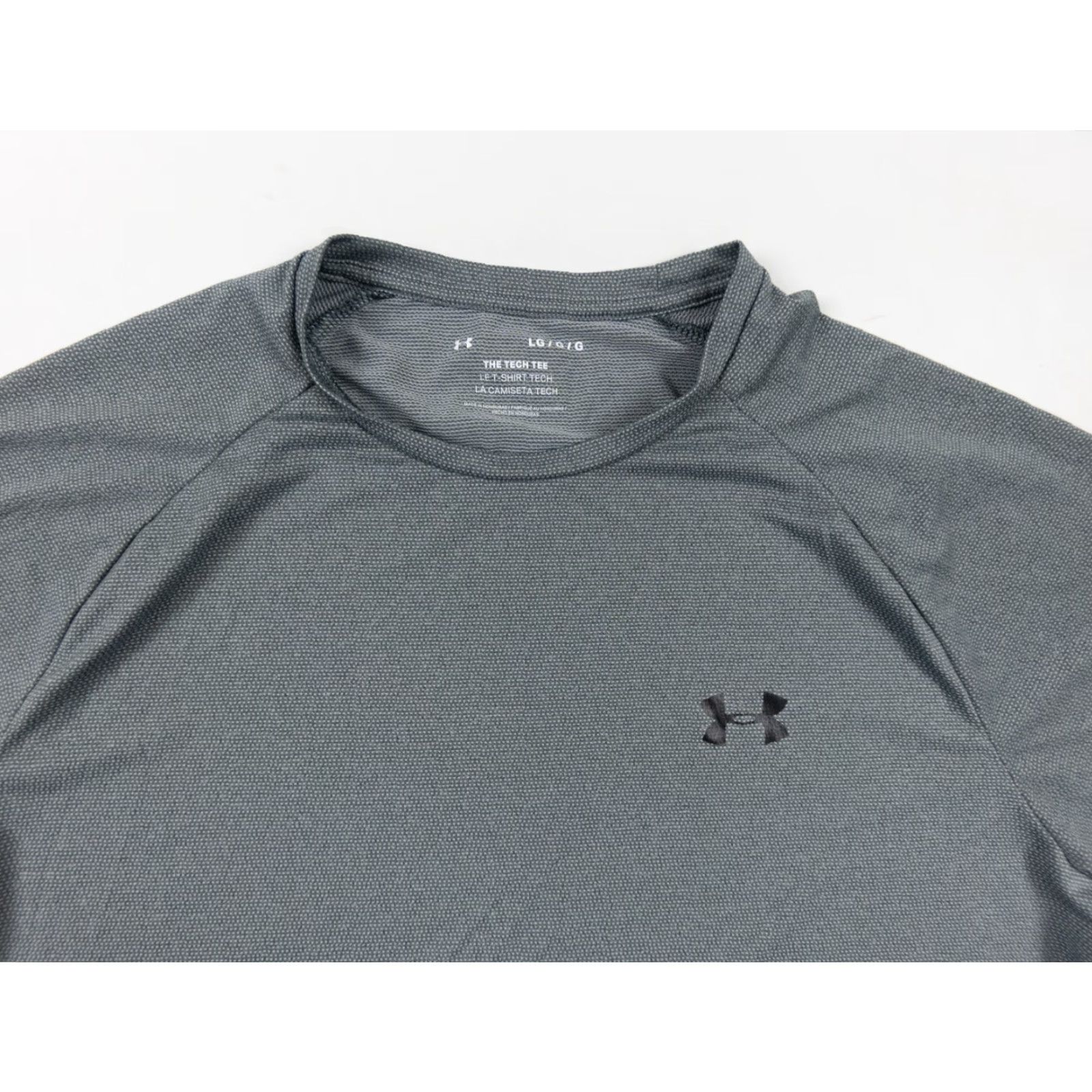 Under Armour Under Armour The Tech Tee Shirt Adult Large Gray Short Sleeve Workout Activewear Logo T-Shirt Men Size US L / EU 52-54 / 3 - 2 Thumbnail