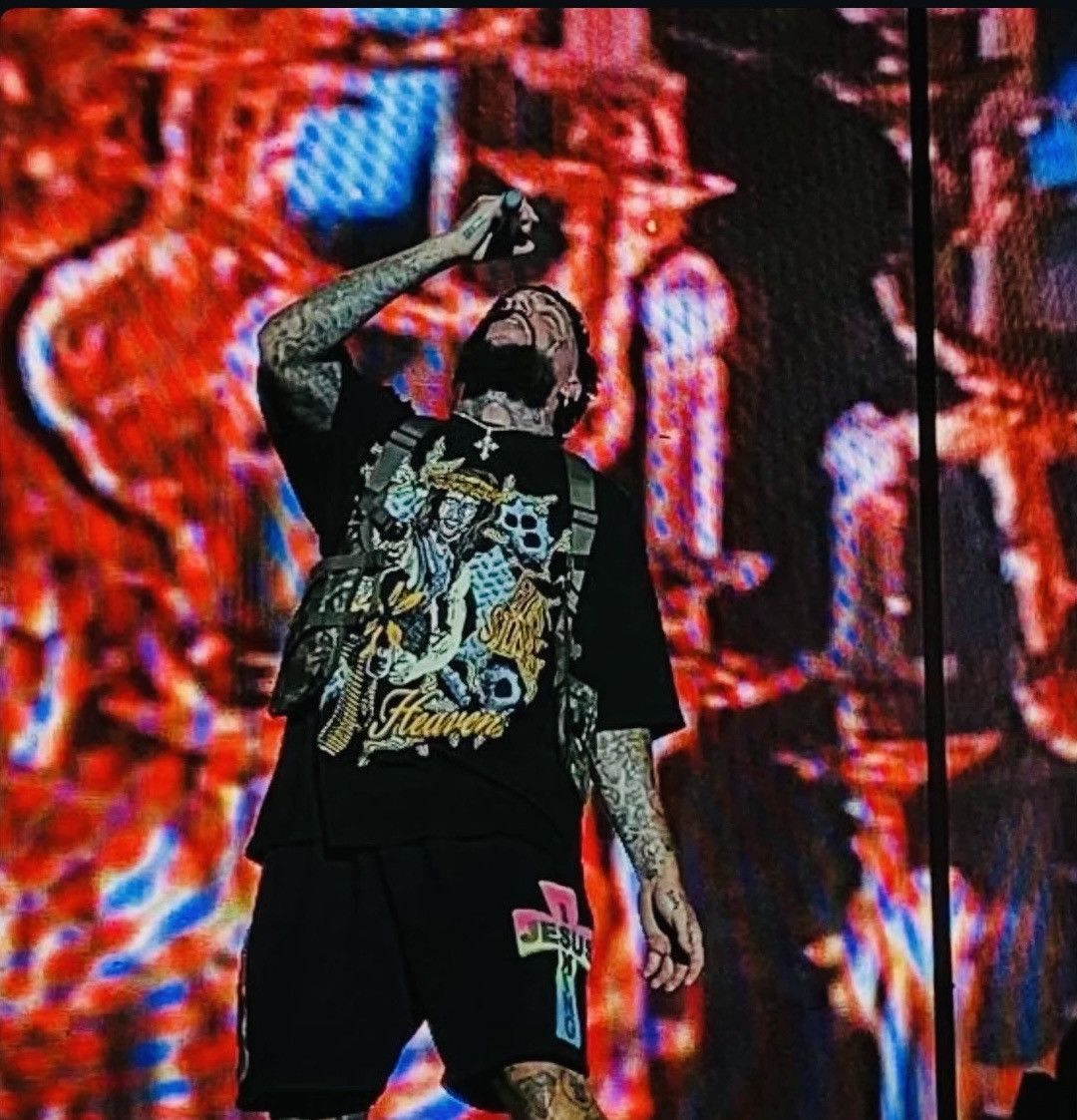 G59 Records HEAVENS.LA - RAMBO TEE (BLACK) MEDIUM Size US M / EU 48-50 / 2 - 2 Thumbnail