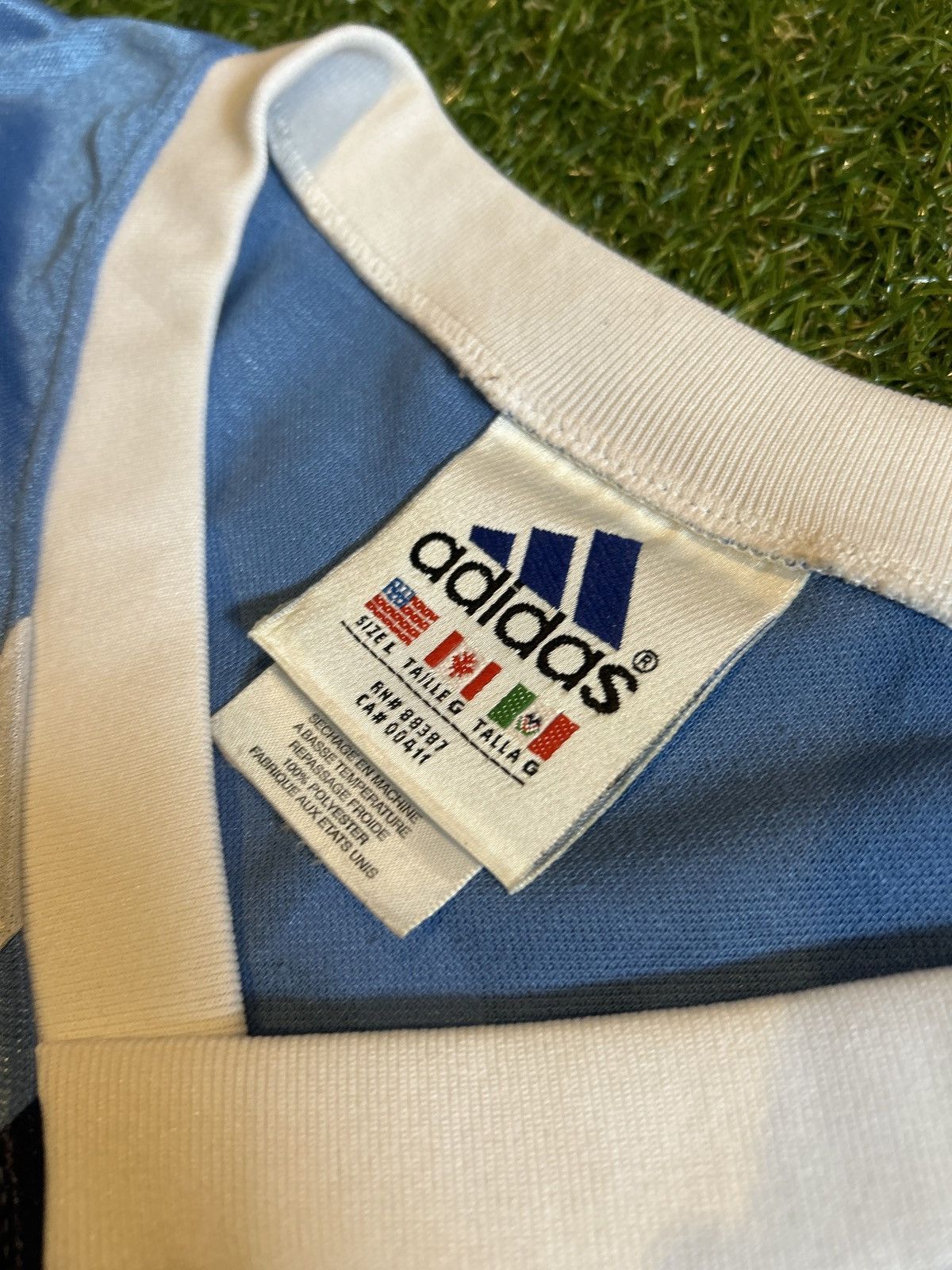Adidas Argentina Batistuta Adidas Template Shirt Size US L / EU 52-54 / 3 - 11 Thumbnail