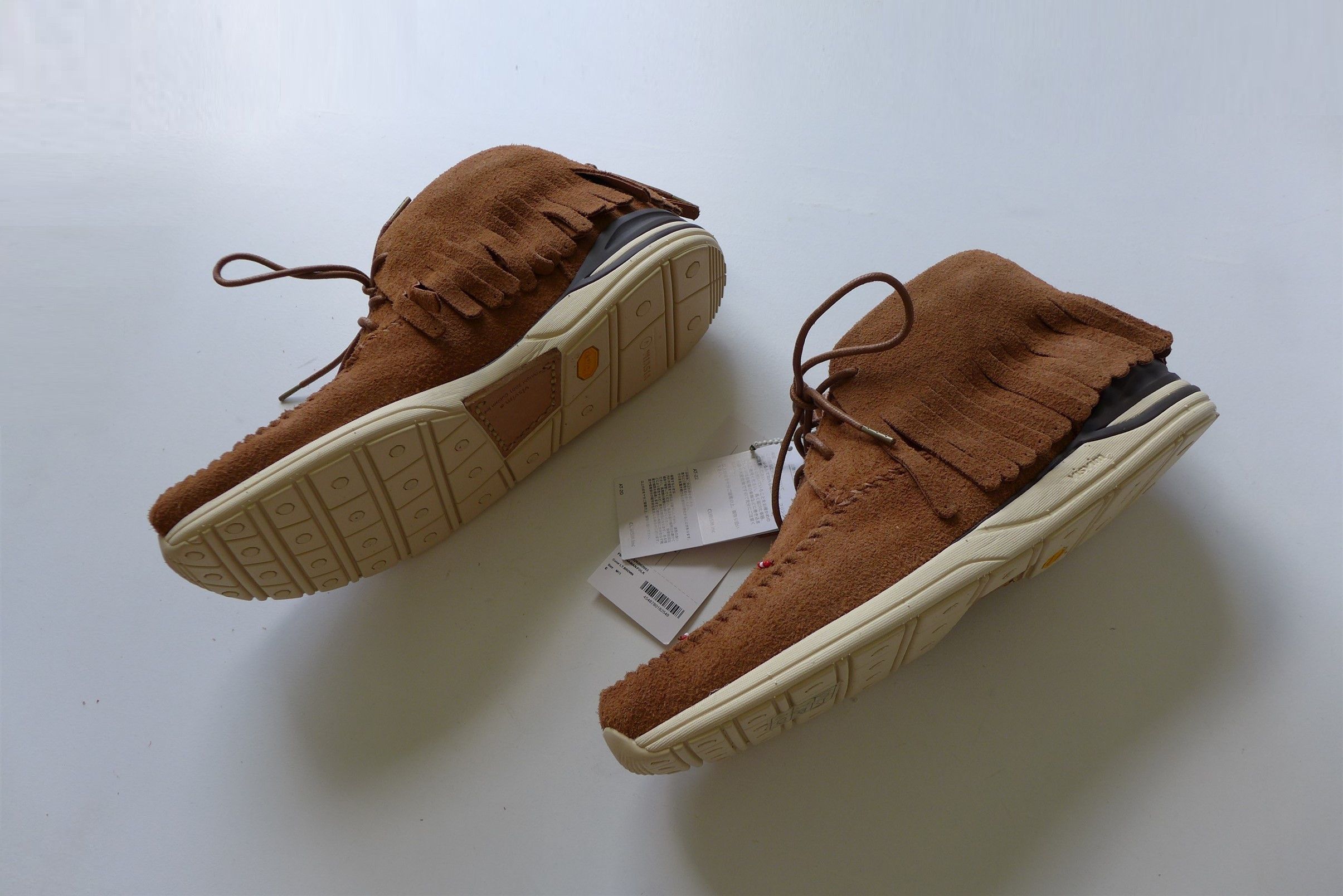 Visvim Visvim FBT Shaman Folk Beaded Sneakers - Light Brown Suede Size US 10 / EU 43 - 9 Thumbnail