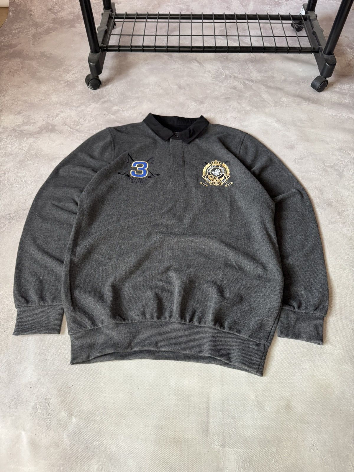 Hackett Vintage Hackett Polo Team Y2k Sweater Size US XL / EU 56 / 4 - 3 Thumbnail