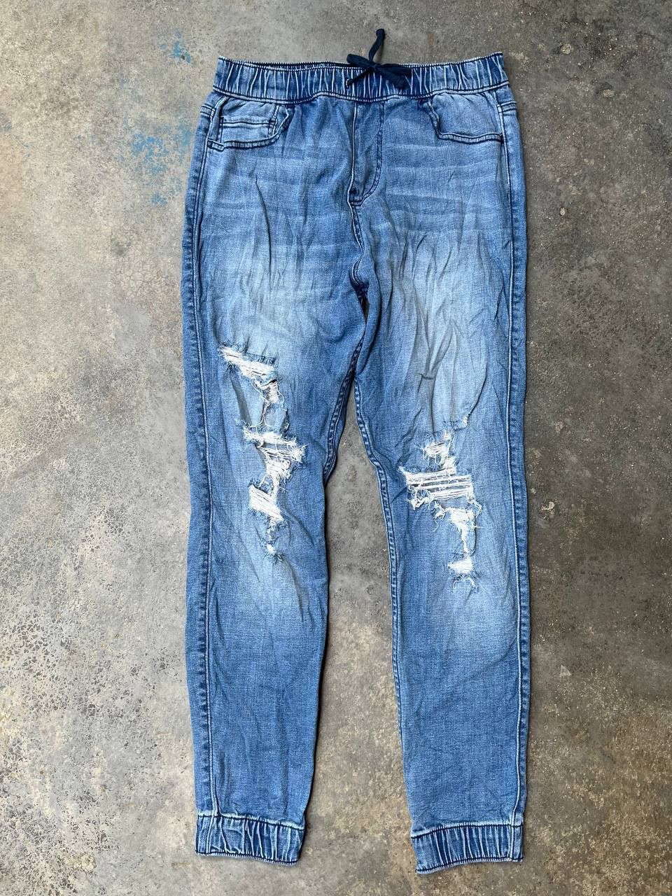 Hollister HOLLISTER CALIFORNIA DISTRESSED JEANS Size 32" / US 10 / IT 46 - 5 Thumbnail