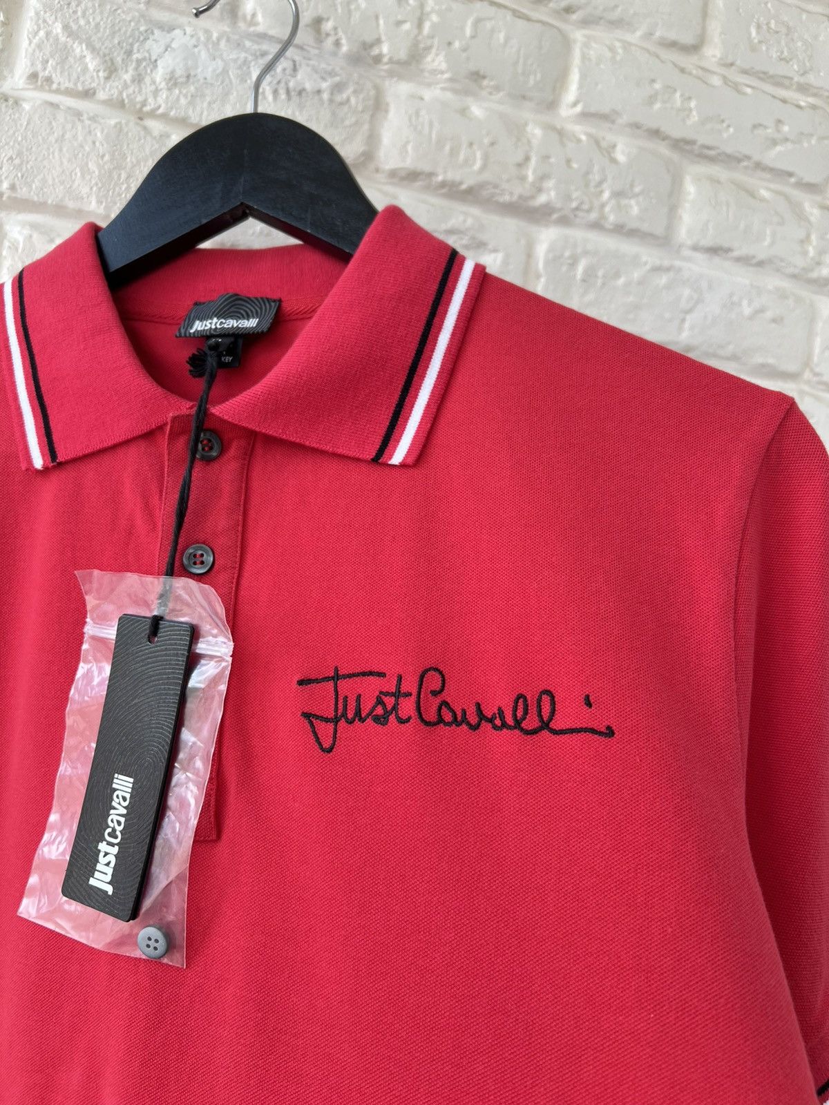 Just Cavalli Just Cavalli Red Logo Polo Shirt M Size US M / EU 48-50 / 2 - 5 Thumbnail