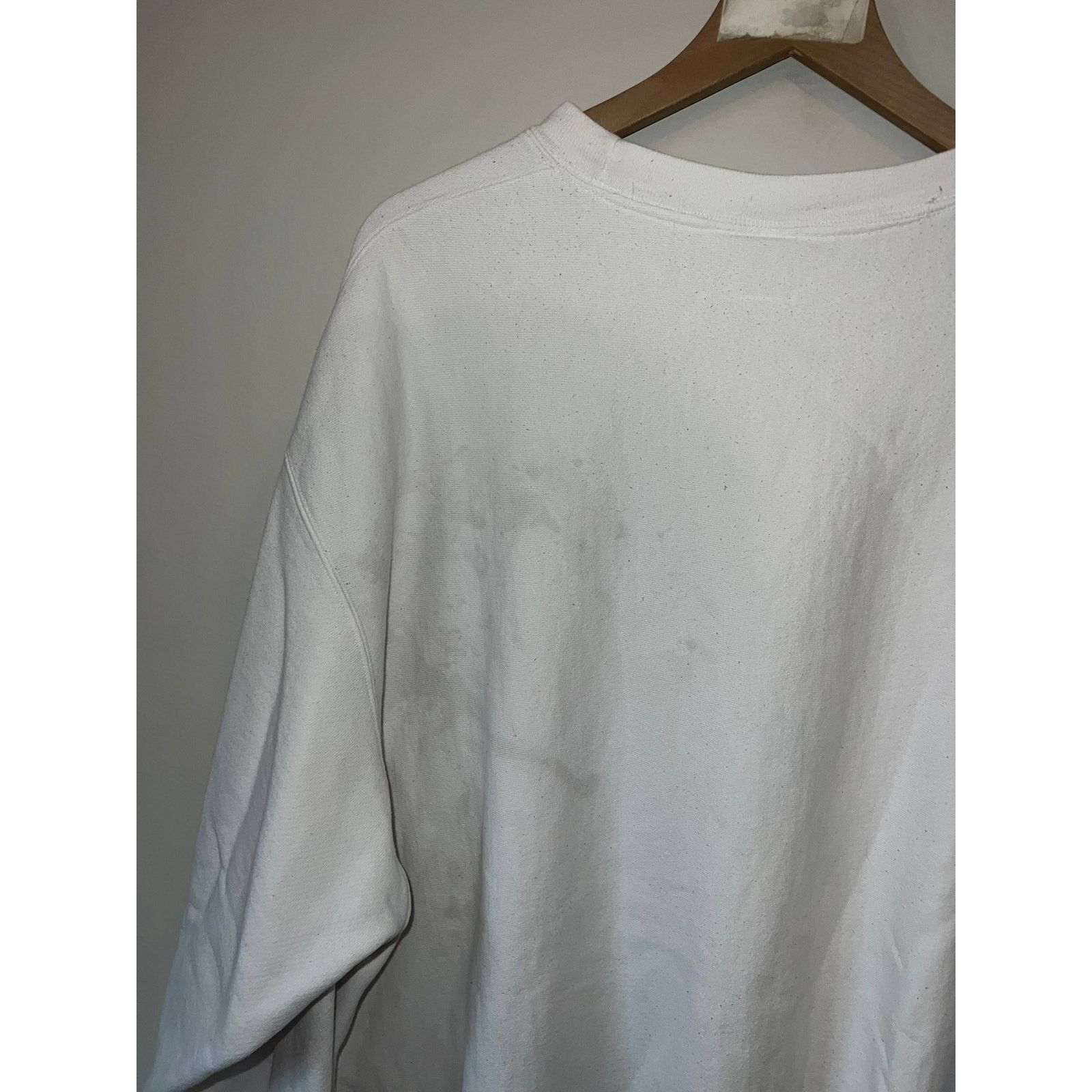 Champion Champion Reverse Weave Sweatshirt White Crewneck 2000s 3XL Size US XXL / EU 58 / 5 - 9 Thumbnail