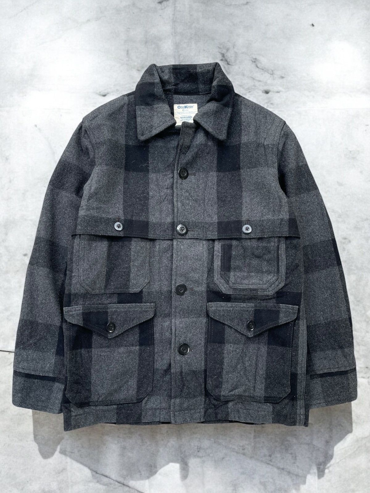 Oshkosh 🔥Vintage OshKosh Plaid Retro Jacket Size US L / EU 52-54 / 3 - 1 Thumbnail