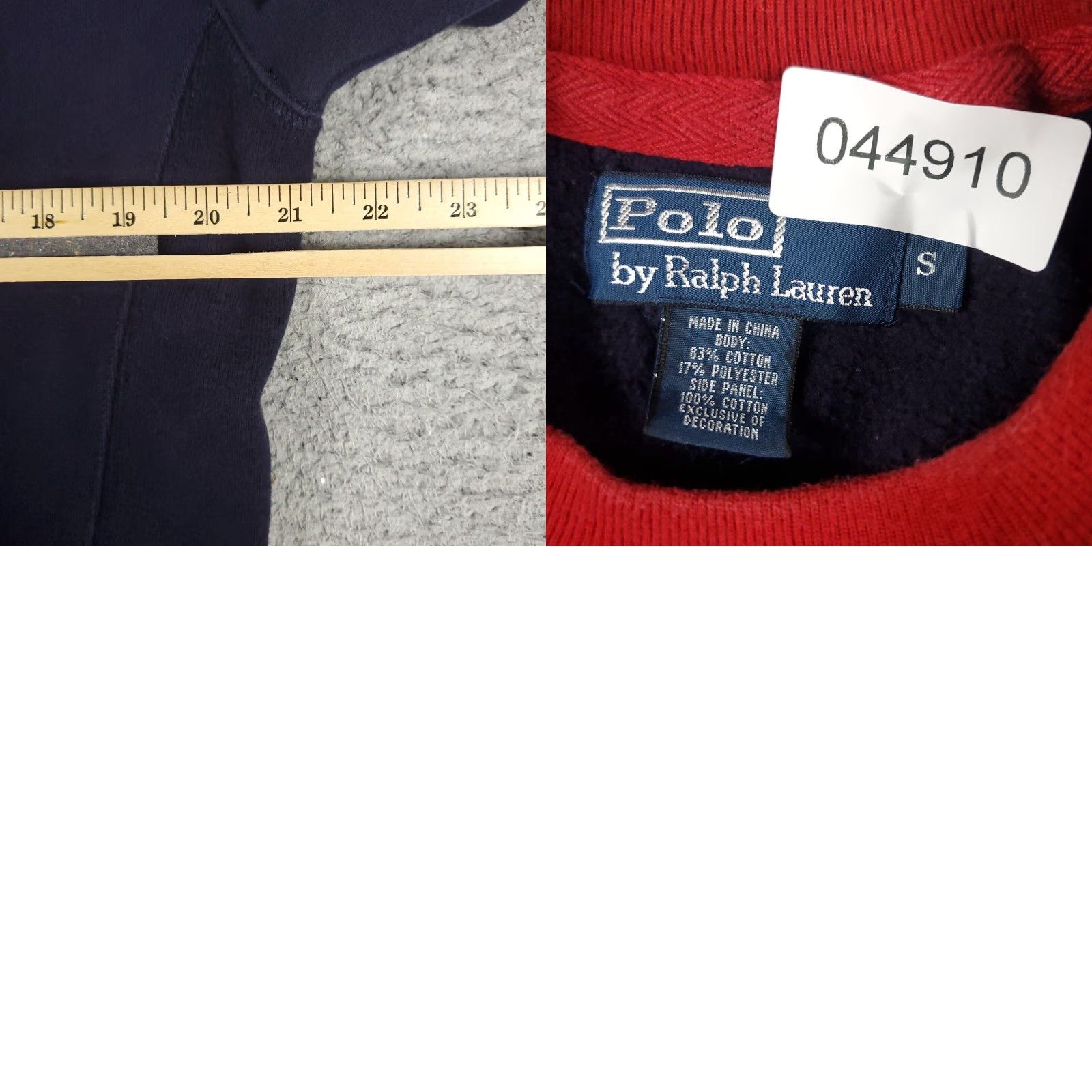 Ralph Lauren VINTAGE Ralph Lauren Pullover Sweater Mens Small Red Cotton Crew Neck Classic American Style Size US S / EU 44-46 / 1 - 8 Thumbnail