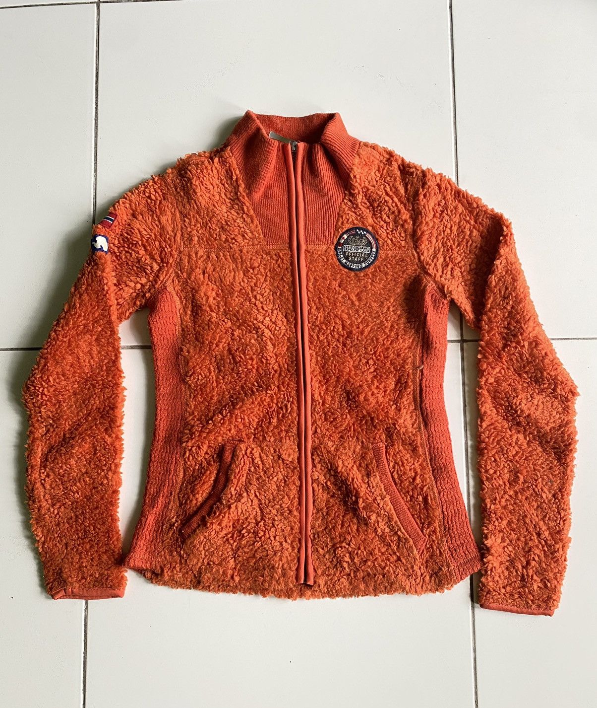 Napapijri Vintage Napapijri Fleece Sherpa Jackets Size S / US 4 / IT 40 - 1 Thumbnail