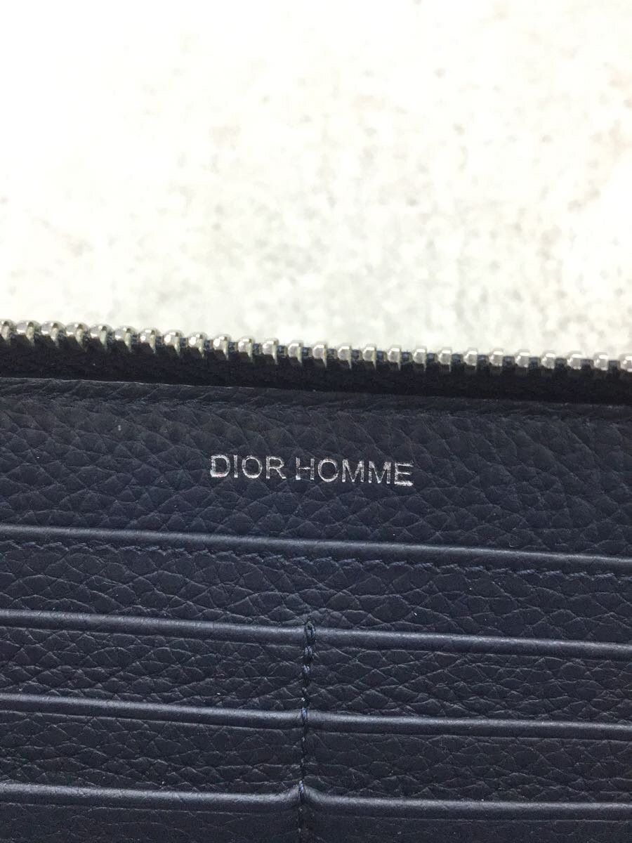 Dior Dior Homme Leather Long Wallet Navy Size ONE SIZE - 3 Thumbnail