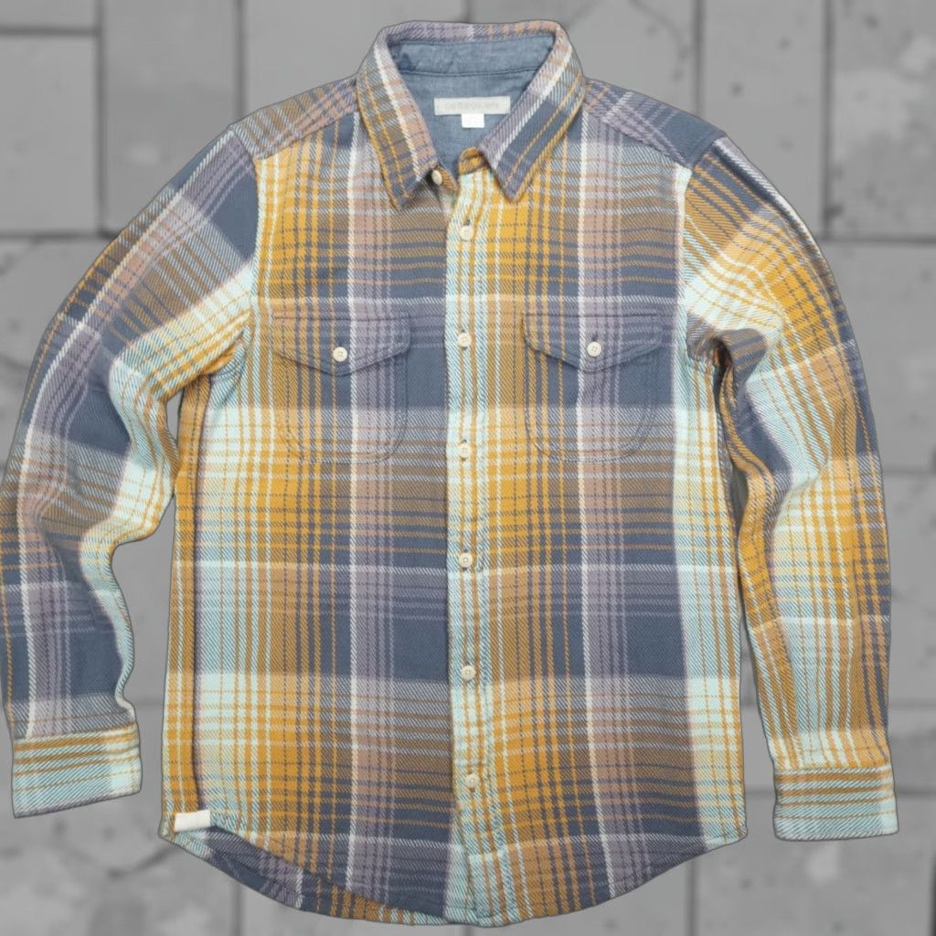 Outerknown Outerknown Blanket Shirt Plaid Button Up Men's Size S Organic Cotton Multicolor Casual Workwear Travel Long Sleeve Button-Up Size US S / EU 44-46 / 1 - 1 Thumbnail