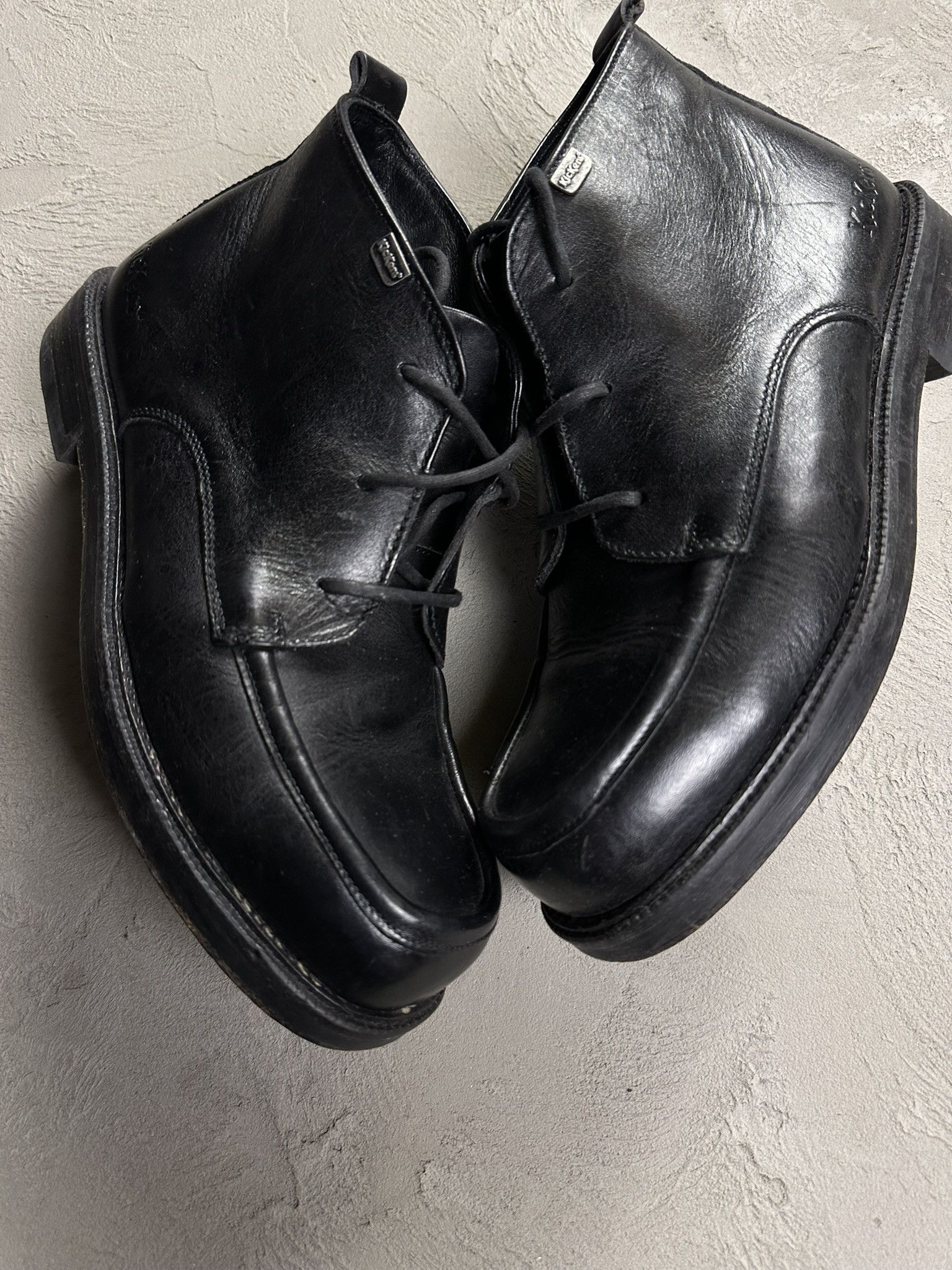 Kickers Vintage Kickers Chunky Leather Boots Shoes Size US 10 / EU 43 - 3 Thumbnail