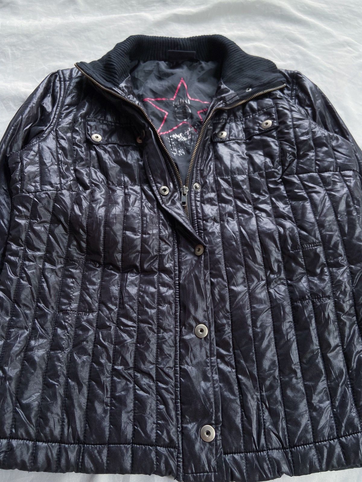 Japanese Brand MINI CHOPPER PUNK STYLE ZIP JACKET Size US S / EU 44-46 / 1 - 4 Thumbnail