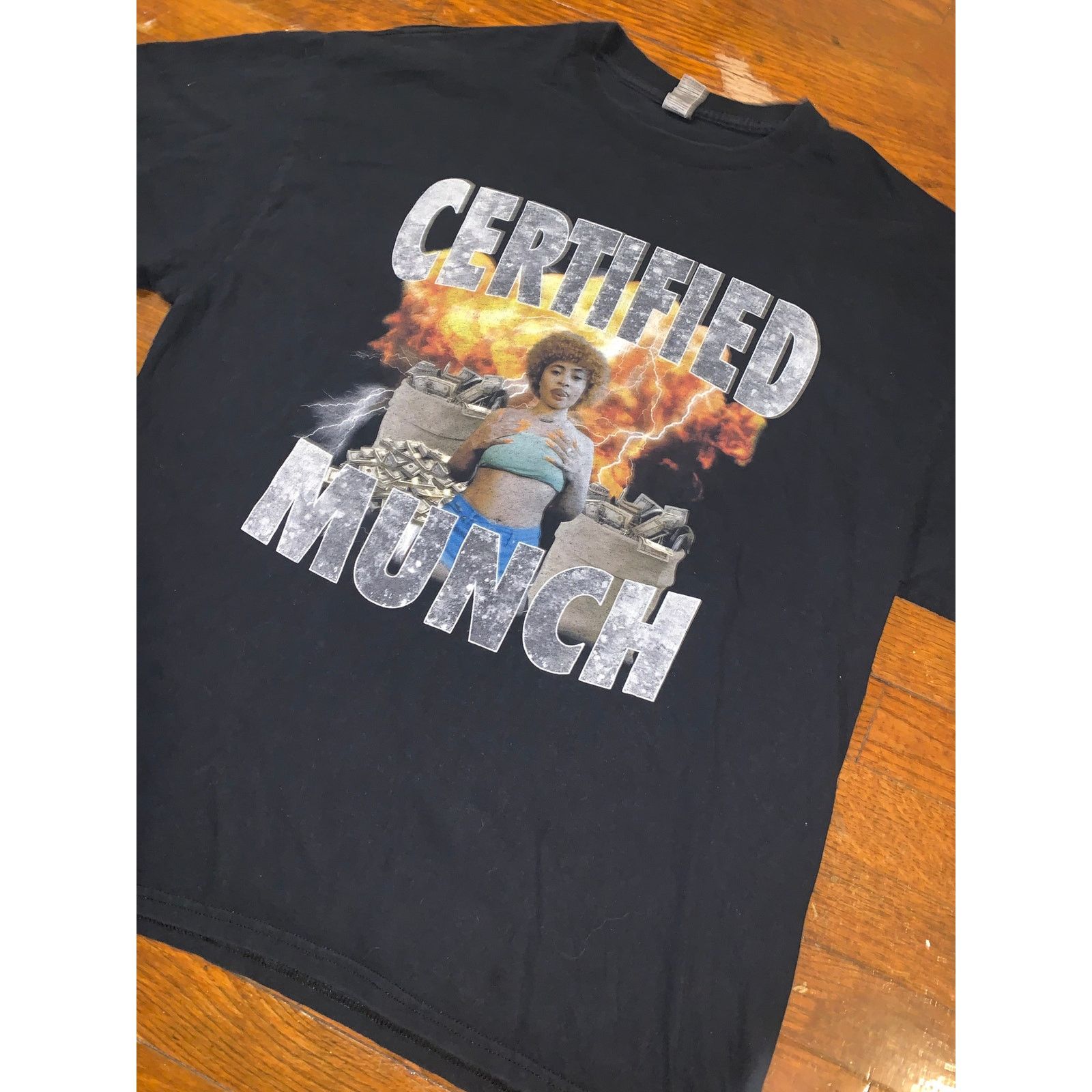 Other × Rap Tees Ice Spice Certified Munch T Shirt Black XL Gildan Rap Tee Size US XL / EU 56 / 4 - 3 Thumbnail