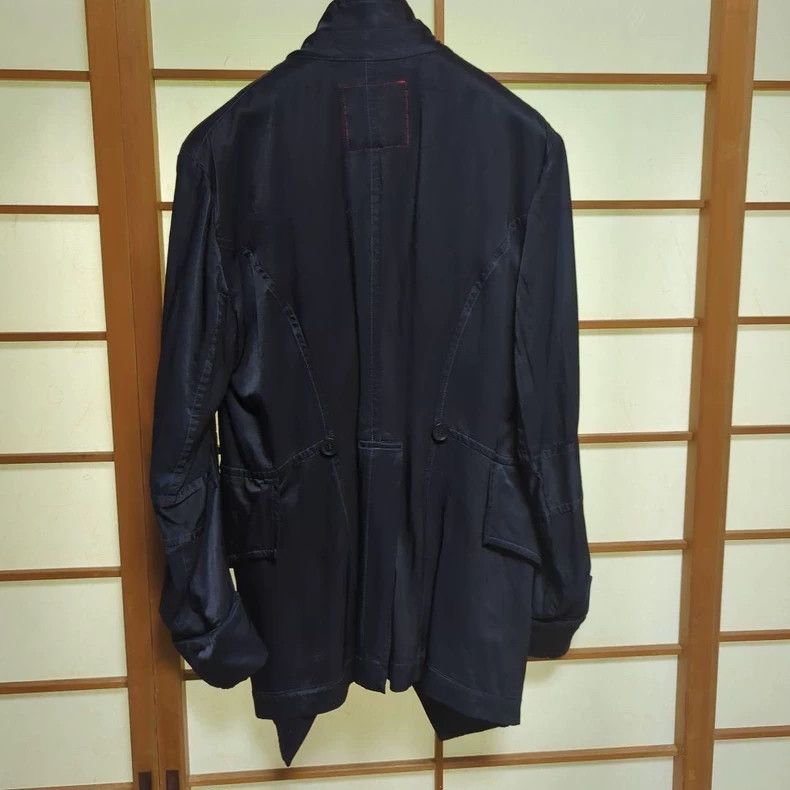 Yohji Yamamoto Yohji Yamamoto size 2 Satin Finish blazer 2506-Nextarrow Size 36R - 2 Thumbnail