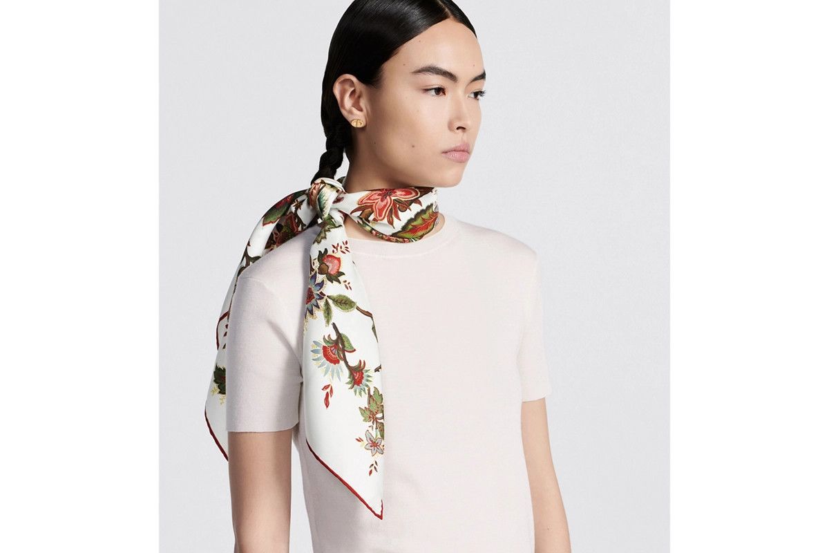 Dior o1bcso1str0226 Size:OS/Vita 90 Square Scarf in Multicolor Size ONE SIZE - 5 Thumbnail