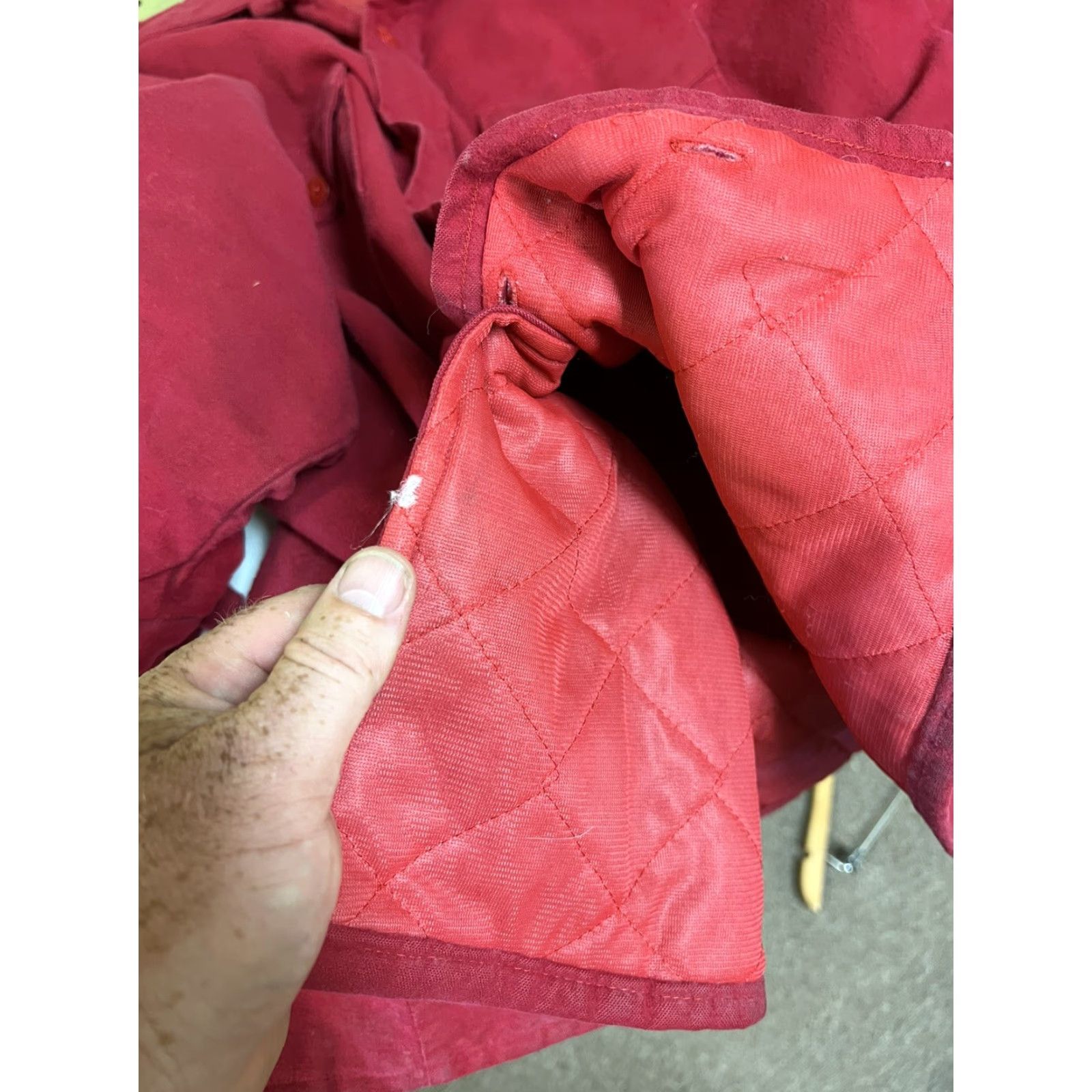 Vintage VINTAGE Frostproof Flannel Quilted Shirt Jacket USA Made Grunge 70s Red Large L Men Shirt Jacket Quilted Lined Size US XL / EU 56 / 4 - 3 Thumbnail