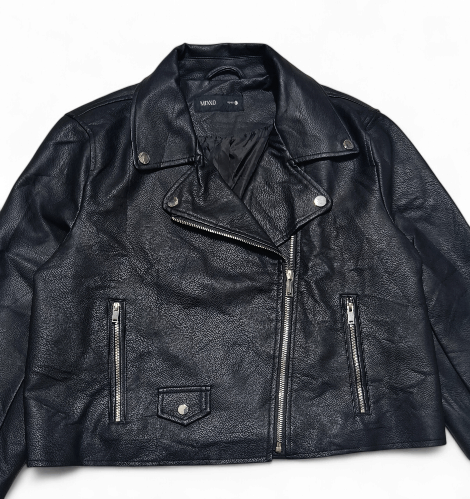 Vintage MIXXO Korean Brand KPOP Women's Ramones Faux Leather Jacket Size L / US 10 / IT 46 - 5 Thumbnail