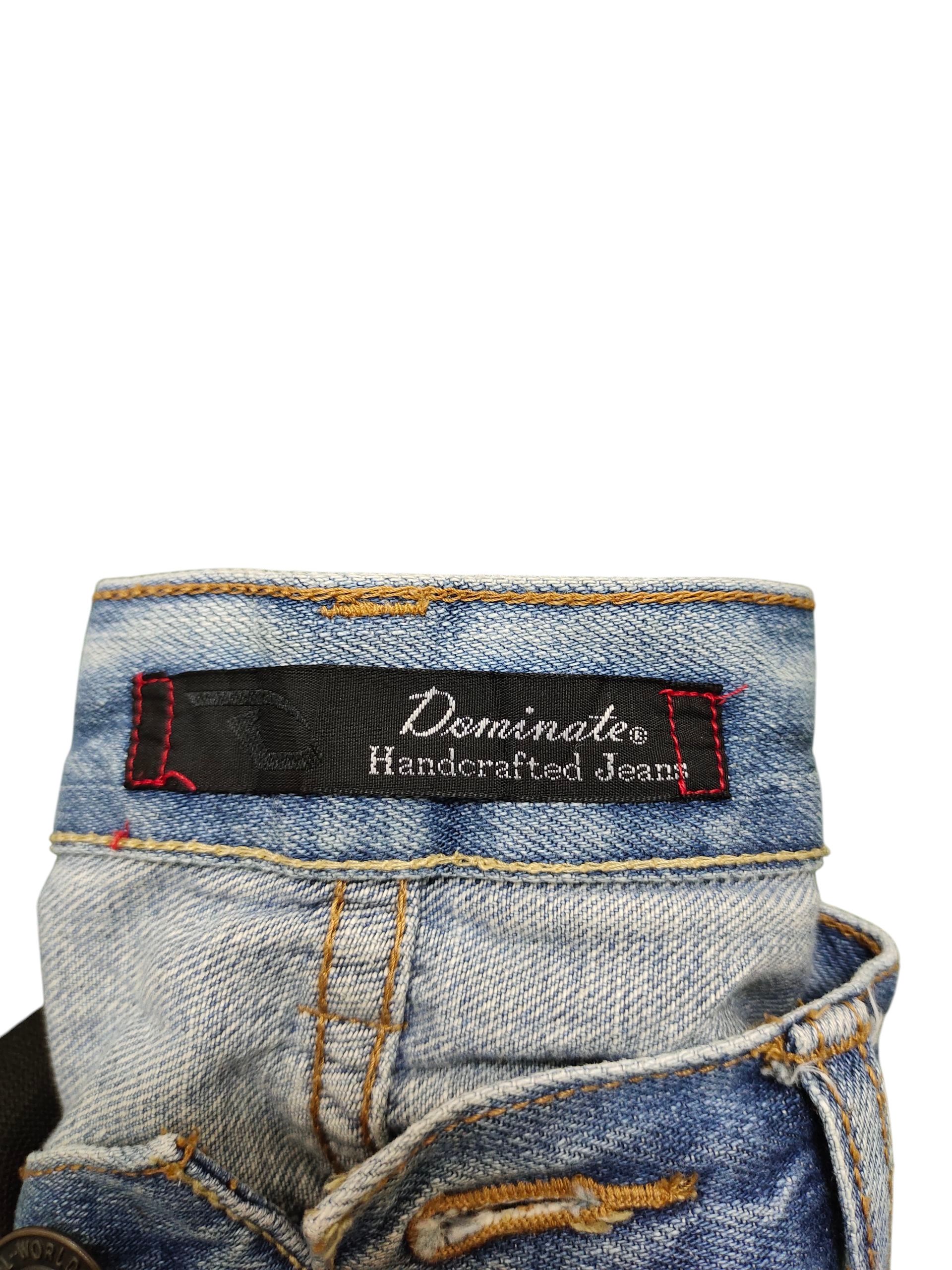 Kapital Japanese Brand Dominate Double Waist Clawmark Denim Jeans Size US 30 / EU 46 - 10 Thumbnail