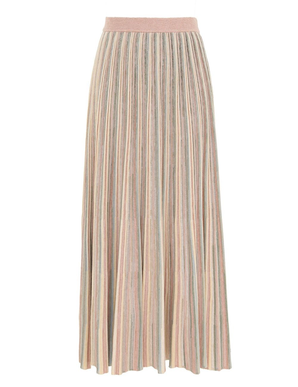 oc11z0226 Illuminate Mouline Maxi Skirt In Multicolor