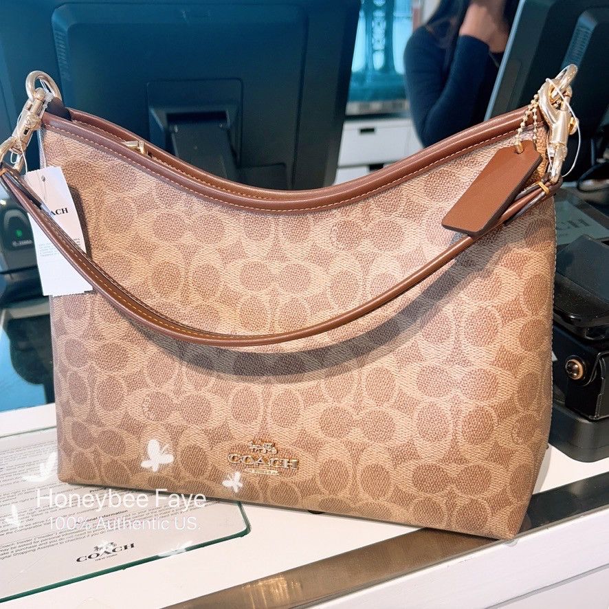 Coach Laurel Shoulder Bag In Signature Canvas CV975 Size ONE SIZE - 2 Thumbnail