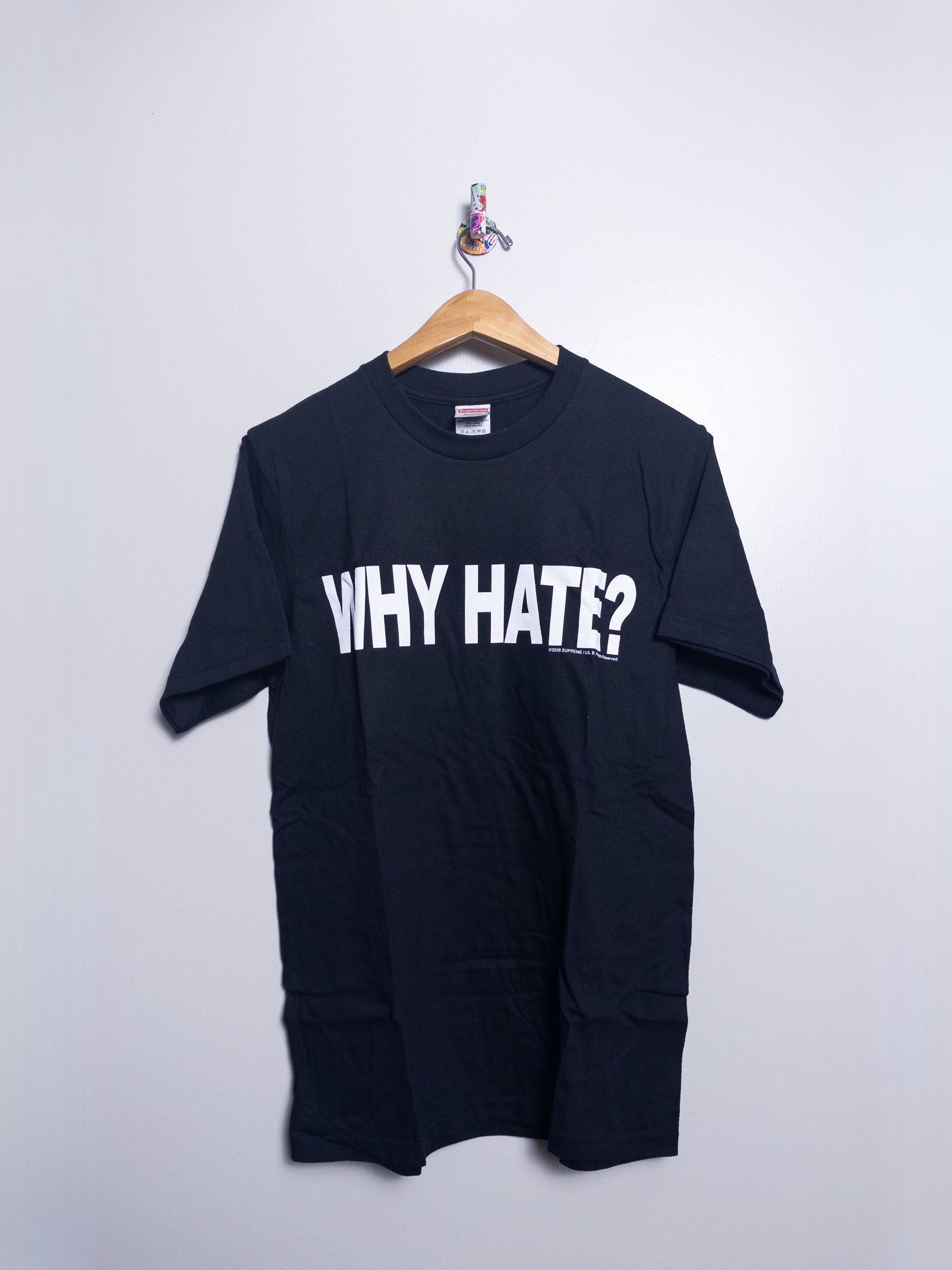 Supreme *ONLY S UP* Lil Uzi Vert Supreme Charts Tee Black SS18