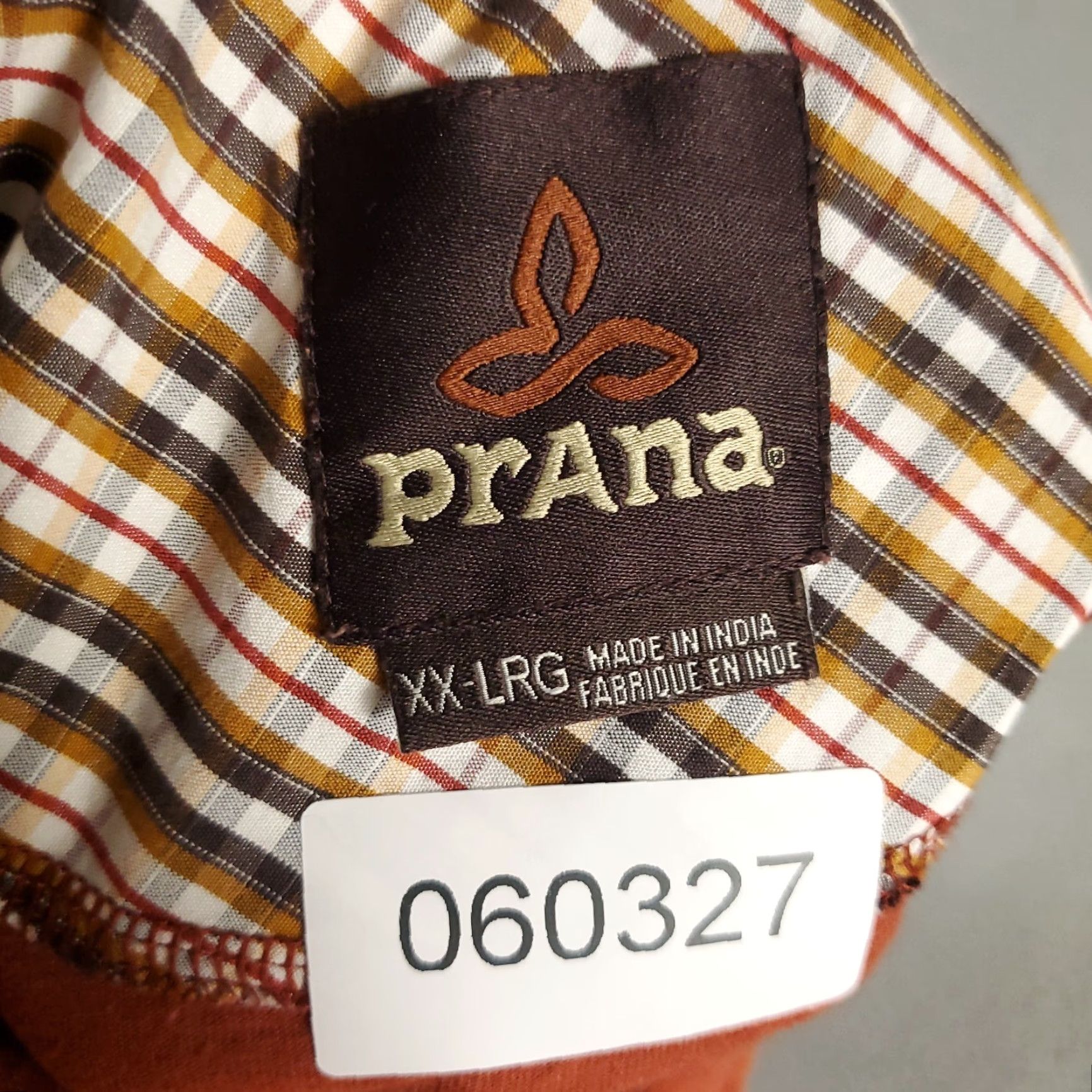 Prana prAna Polo Shirt Adult 2XL Orange Short Sleeve Casual Golf Mens Size US XXL / EU 58 / 5 - 7 Thumbnail