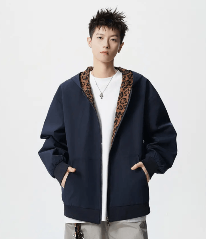 Japanese Brand Leopard Print Korea Hooded Jacket Size US M / EU 48-50 / 2 - 2 Thumbnail
