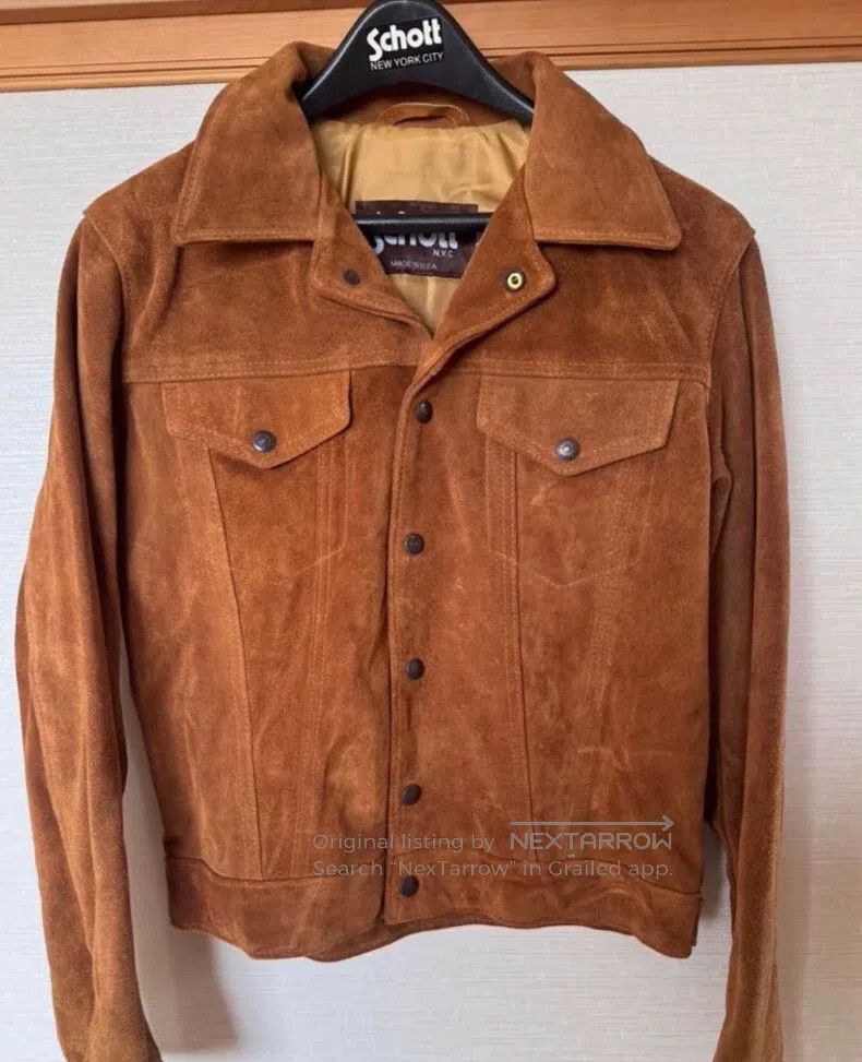 Schott Schott Western cowboy suede shirt Size US M / EU 48-50 / 2 - 1 Thumbnail