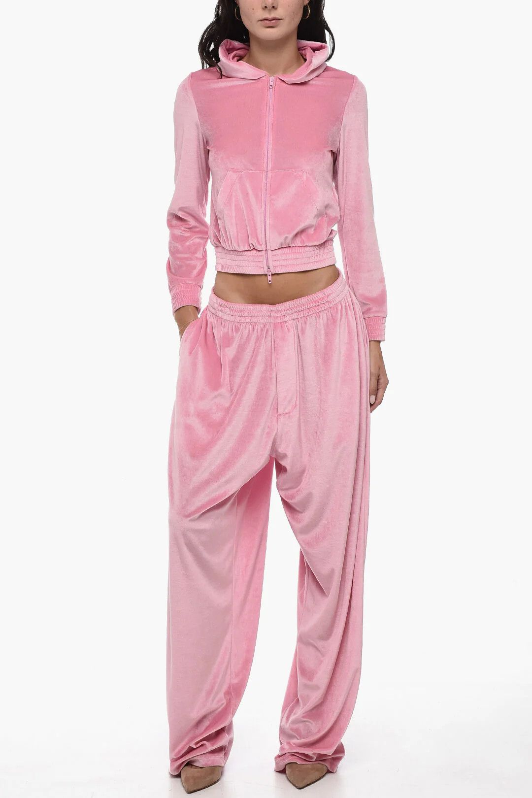 Balenciaga og1mm0326 Corduroy Pant in Pink Size 28" / US 6 / IT 42 - 4 Thumbnail