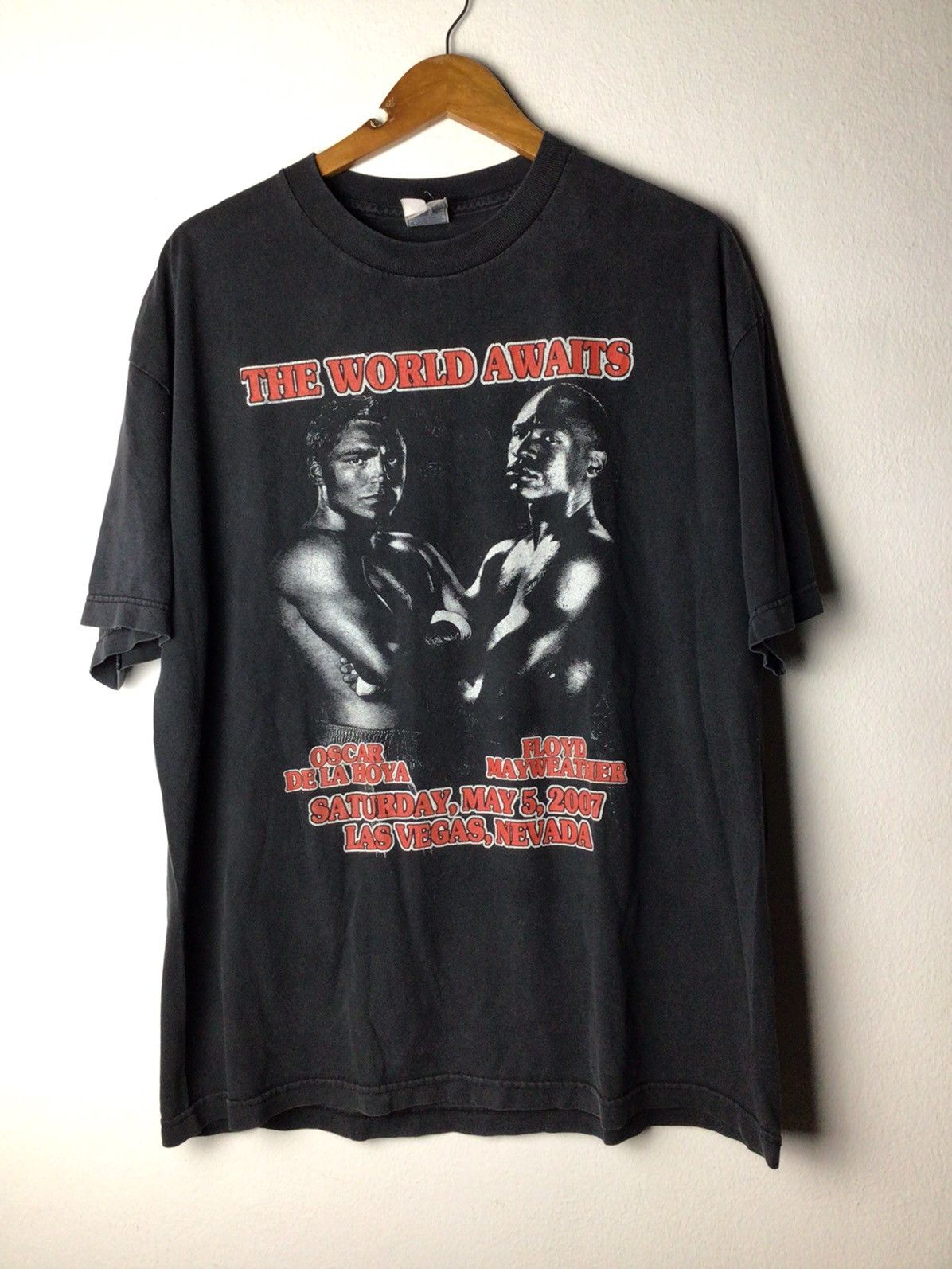 Rap Tees Floyd mayweather VS Oscar de la hoya Size US XL / EU 56 / 4 - 2 Thumbnail