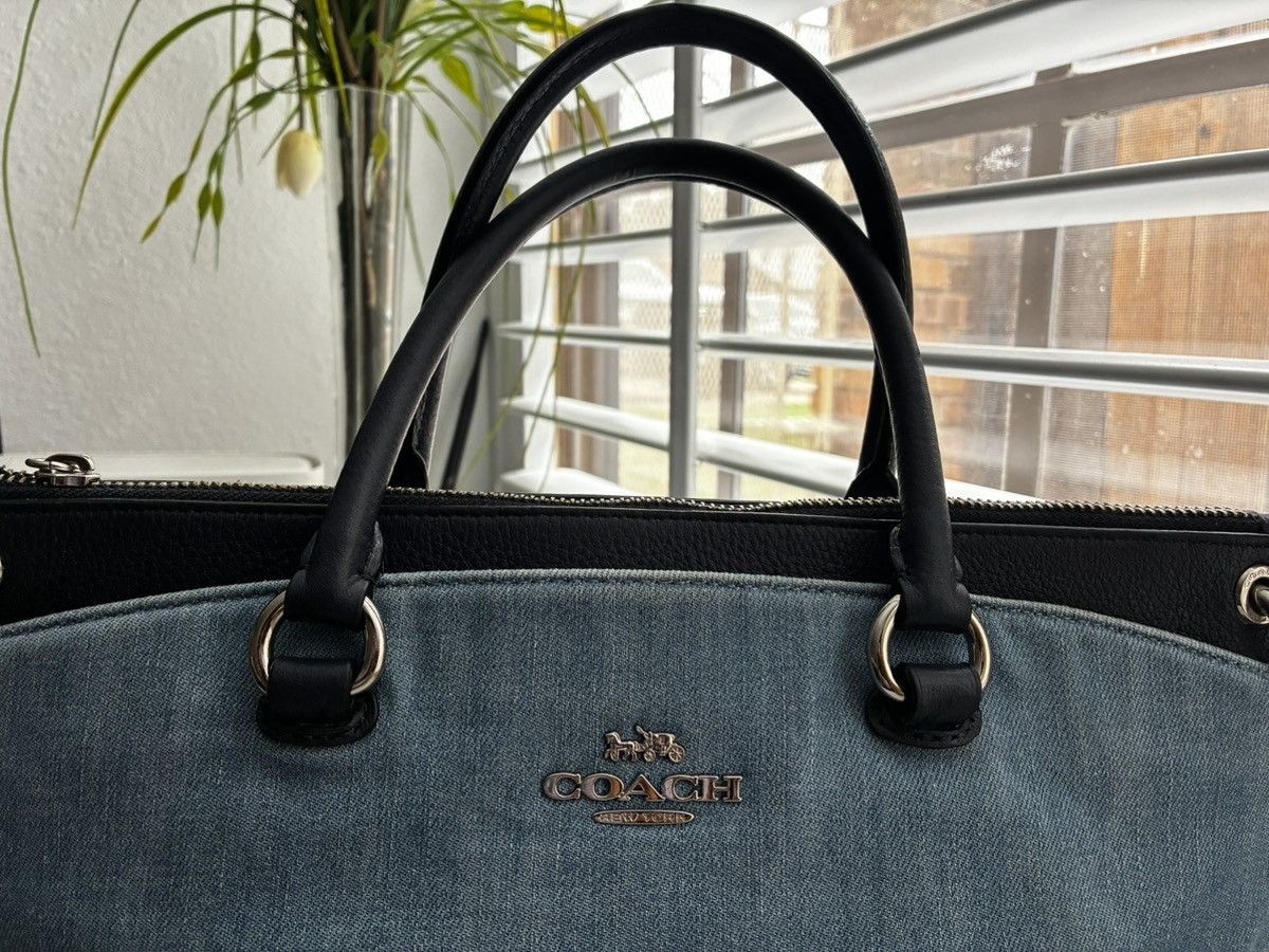 Coach Coach Denim Mia Satchel Size ONE SIZE - 2 Thumbnail