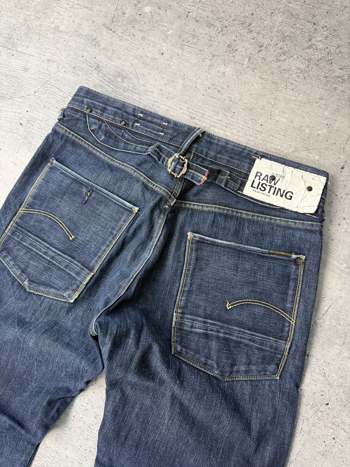 G-Star G-Star Raw US first USA denim indigo blue selvedge denim Size US 32 / EU 48 - 4 Thumbnail