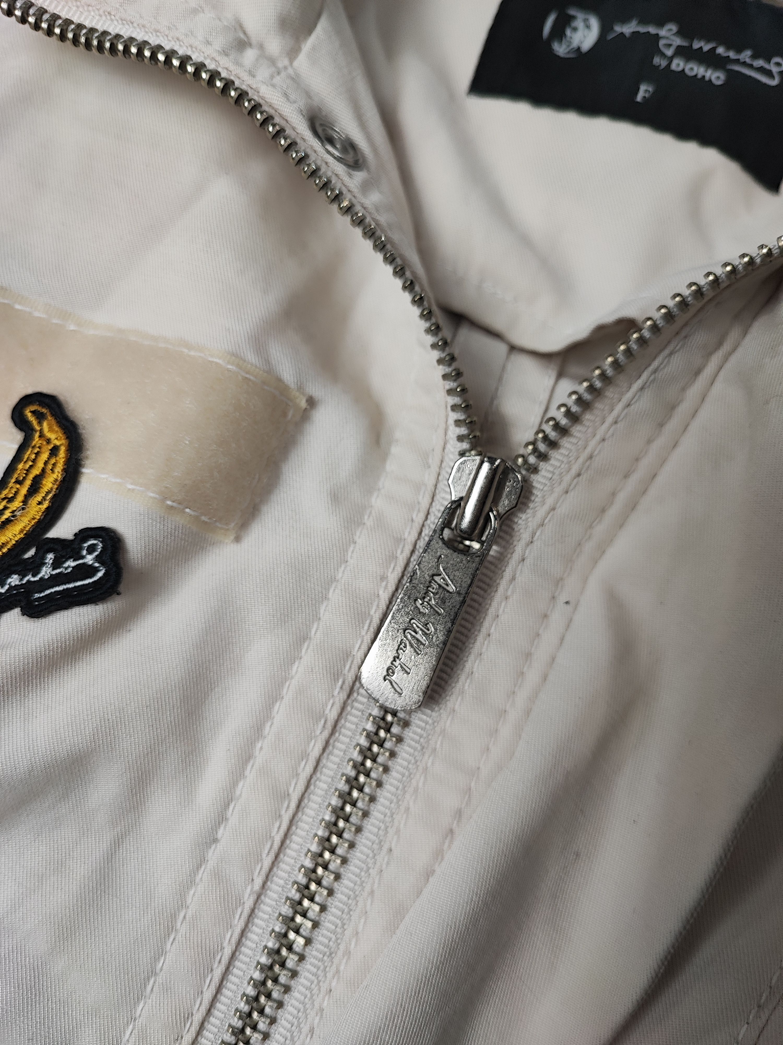 Andy Warhol Andy Warhol Dohc Jacket Freesize Cream Colour Size ONE SIZE - 16 Thumbnail