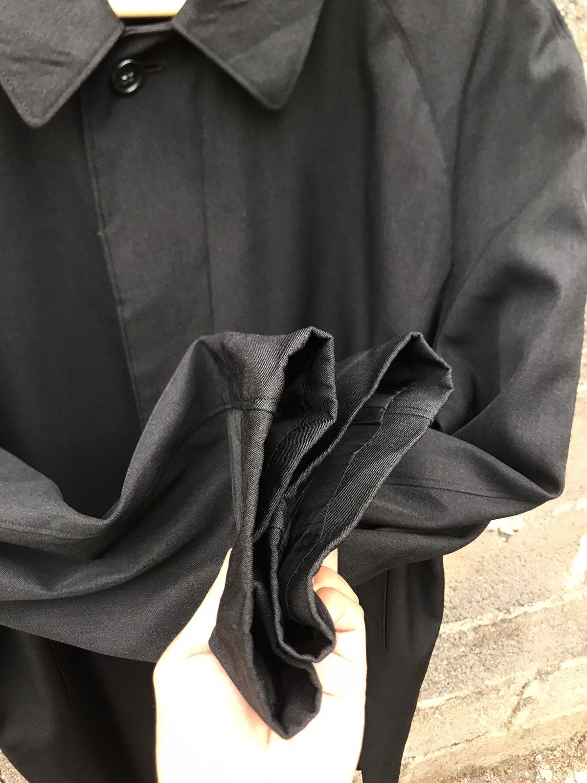 Japanese Brand ⚡️Vintage Sanyo Rain Top Coat Button Long Jacket Size US M / EU 48-50 / 2 - 5 Thumbnail