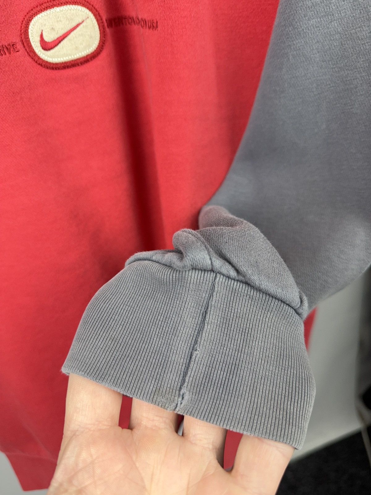 Nike ❤️‍🔥 Nike Vintage Faded Raglan Embroidered Crewneck Sweatshirt Size US S / EU 44-46 / 1 - 8 Thumbnail