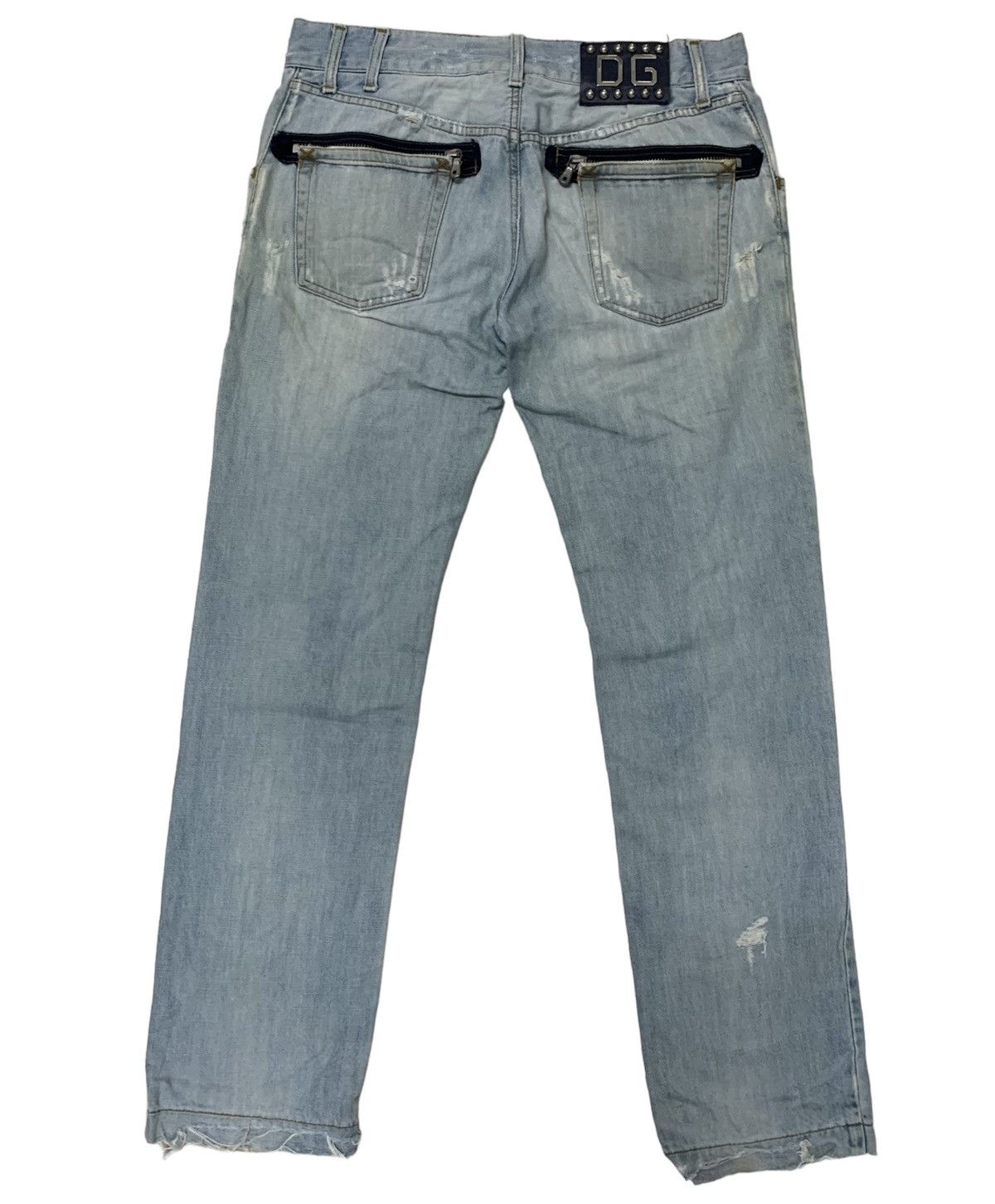 Dolce & Gabbana DOLCE & GABBANA Distressed denim Size US 34 / EU 50 - 1 Thumbnail