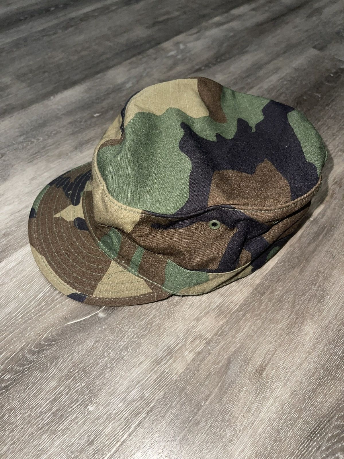 Vintage Vintage Camo Military Hat Size ONE SIZE - 2 Thumbnail