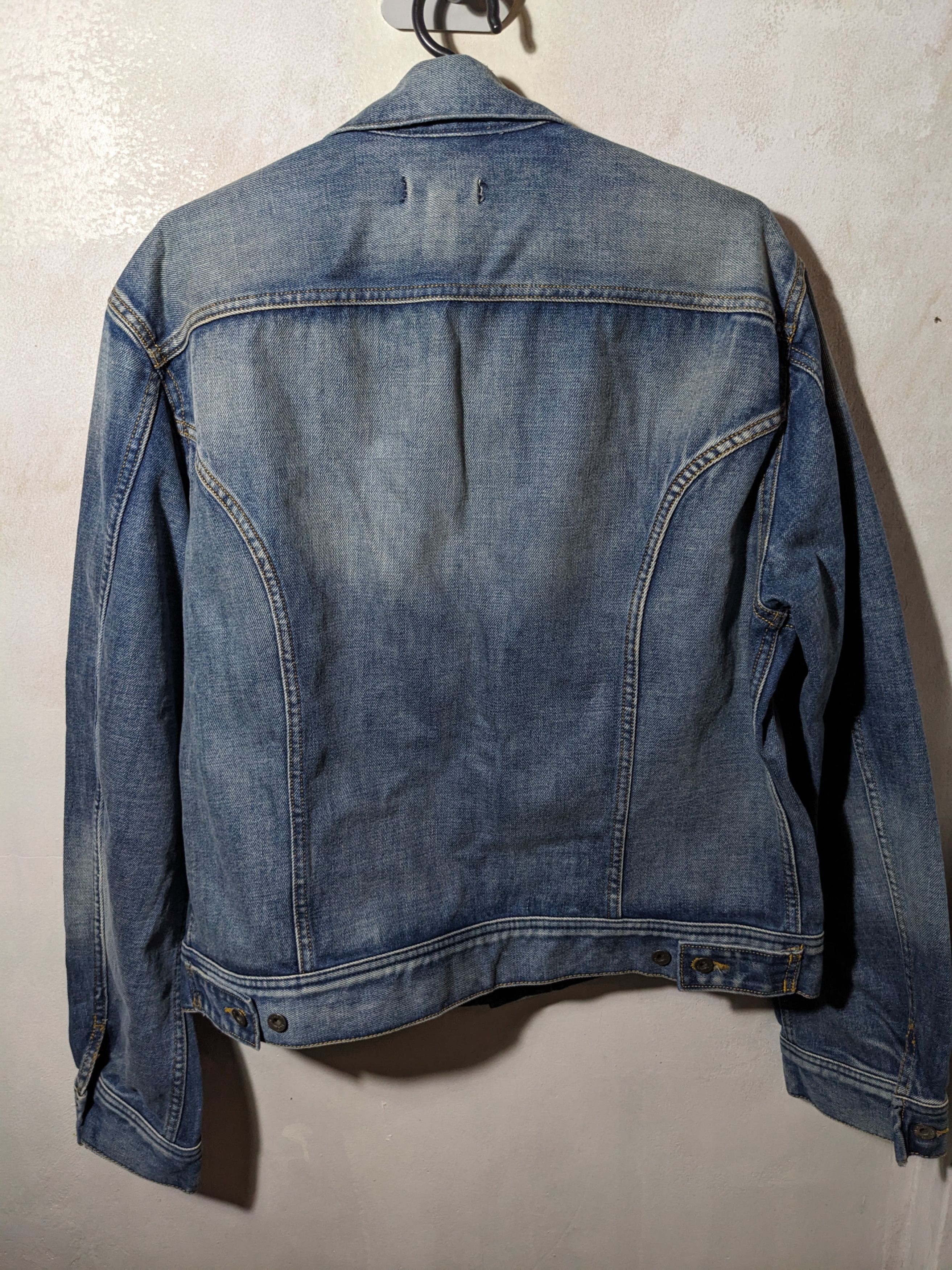 Diesel DIESEL GREGG Denim Trucker Jacket Flap Pocket Colllar Blu XL Size US XL / EU 56 / 4 - 2 Thumbnail