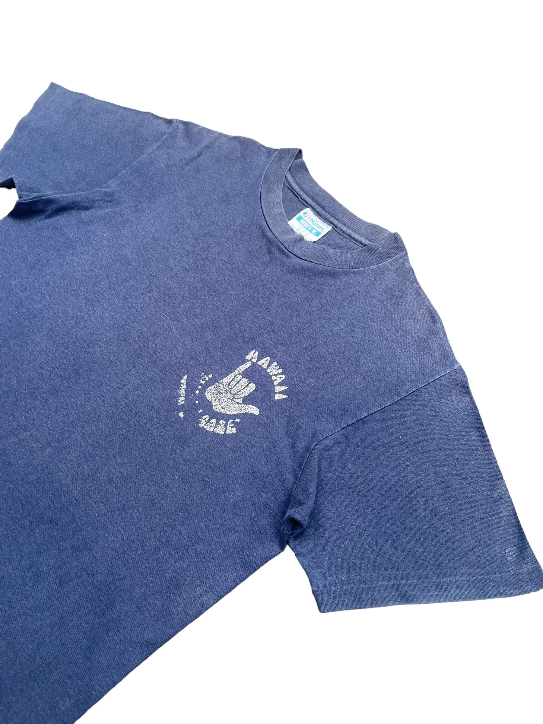 Hanes Vintage Hang Loose Hawaii Faded Wash Tshirt Size US M / EU 48-50 / 2 - 3 Thumbnail