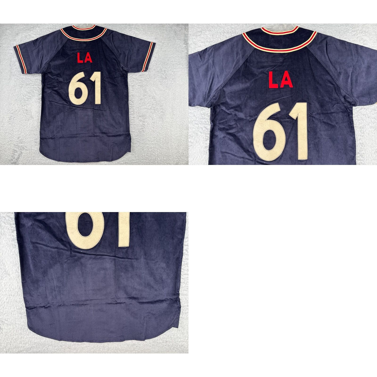 Mitchell & Ness VINTAGE Mitchell & Ness x Fred Segal Jersey Men XL Blue Corduroy LA #61 NEW Size US XL / EU 56 / 4 - 9 Thumbnail