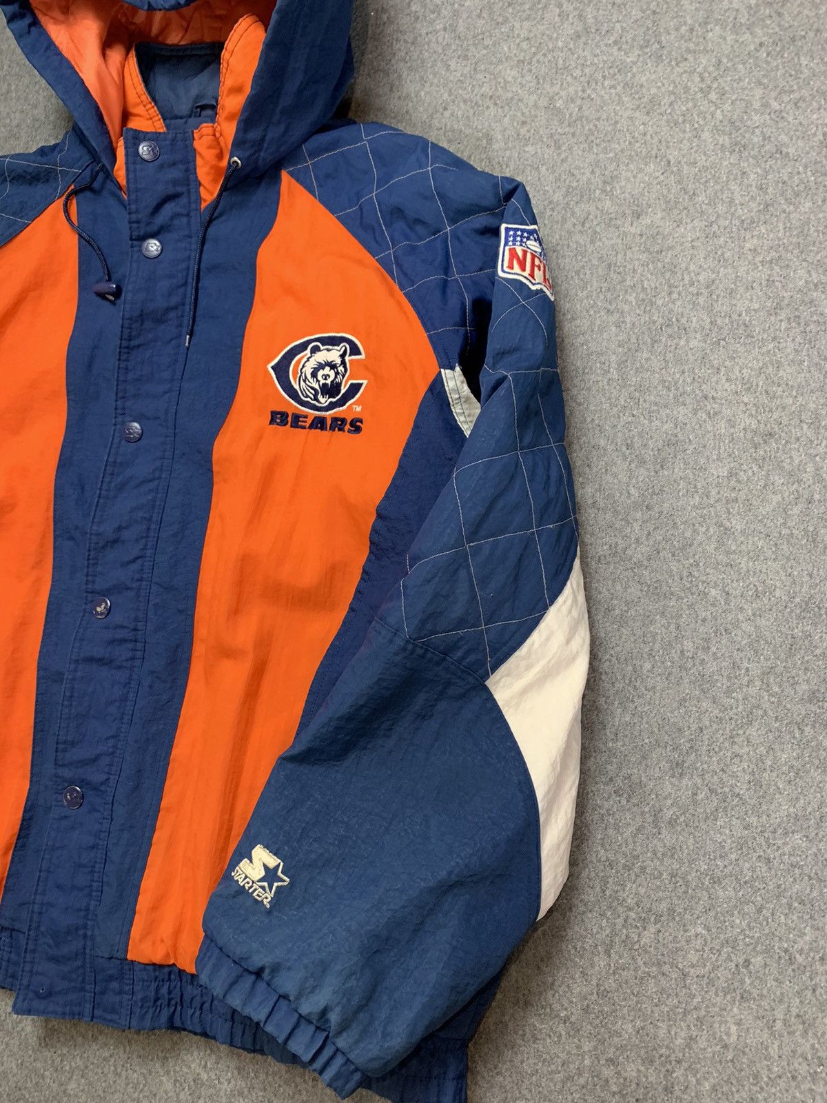 NFL Vintage starter bears jacket Size US XL / EU 56 / 4 - 4 Thumbnail