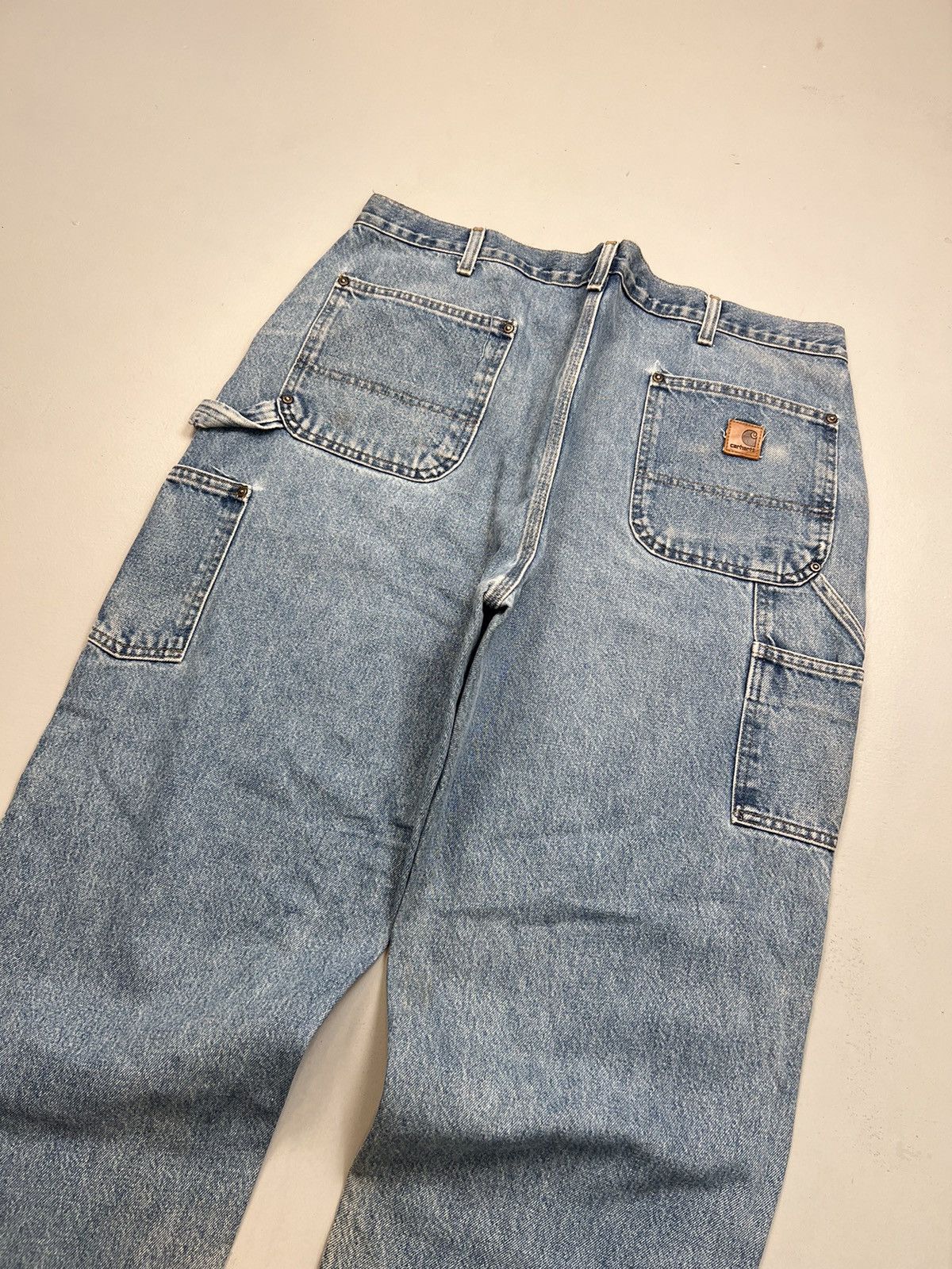 Carhartt vintage Carhartt b73 dst double knee denim Size US 40 / EU 56 - 10 Thumbnail