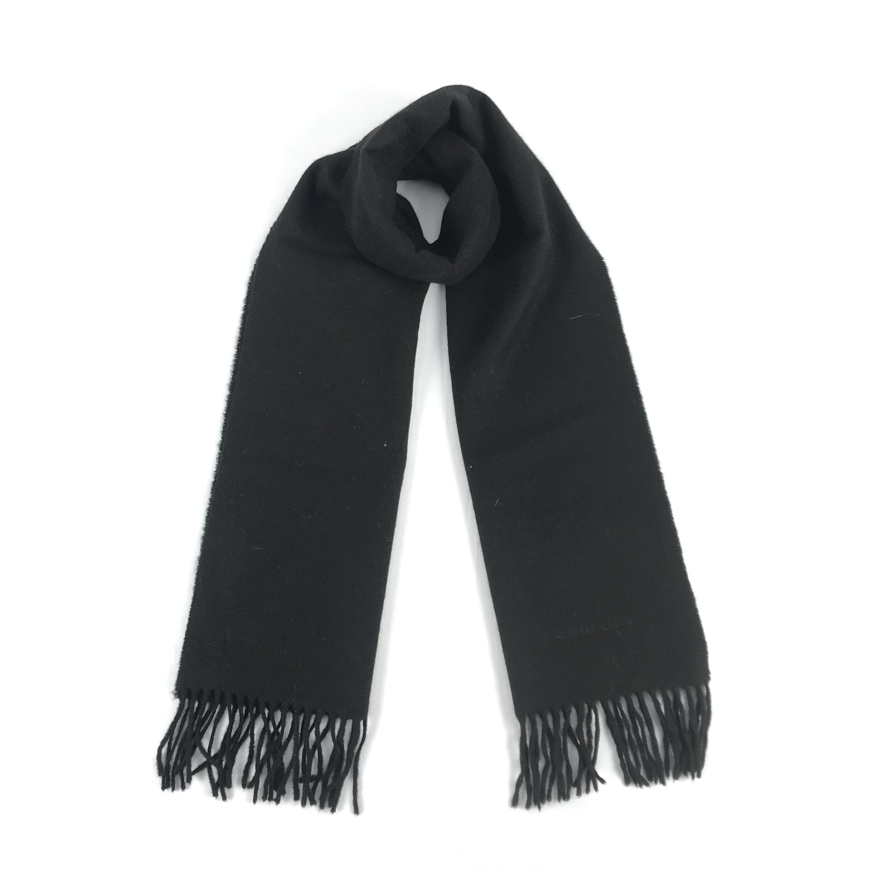 Burberry × Vintage Vintage Burberry Scarf Muffler Wool Cashmere Scarves Size ONE SIZE - 1 Thumbnail