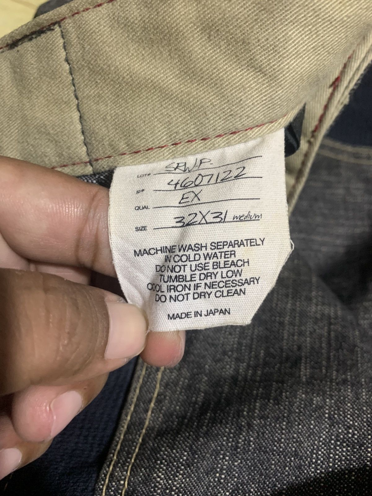 Japanese Brand Scanner fundamental product denim pants Size US 34 / EU 50 - 8 Thumbnail